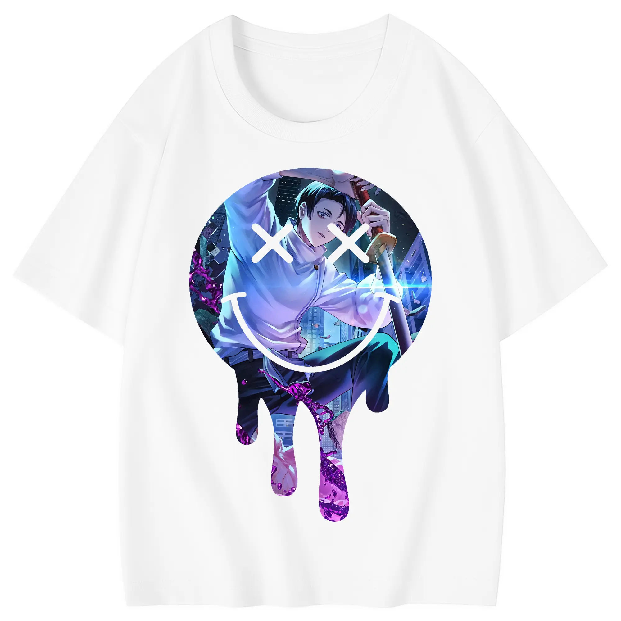 呪術廻戦 グッズ,乙骨 憂太 - 綿100％ キッズTシャツ ・ フロントプリント ・ 快適 通気性 ・ スポーツ カジュアル 散歩用