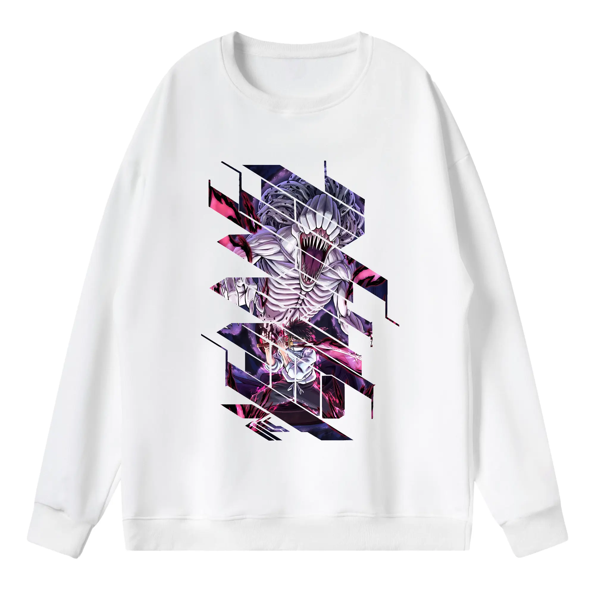 呪術廻戦 グッズ,乙骨 憂太 - 薄手 クルーネック スウェット 裏毛260g · ポリエステル 春秋向け カジュアル 男女兼用 · トレーナー デイリー スポーツ 散歩に最適