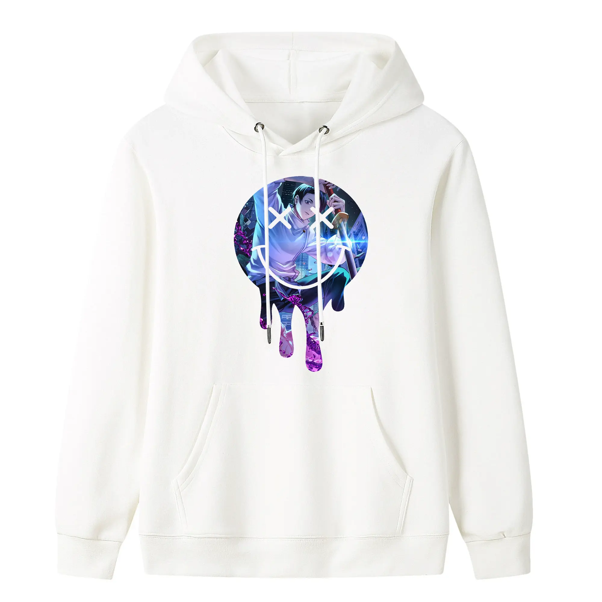 呪術廻戦 グッズ,乙骨 憂太 - キッズ フード付きパーカー ・ フロントプリント ・ ポリエステル100％ ・ 快適 通学 スポーツ 日常使い お散歩用