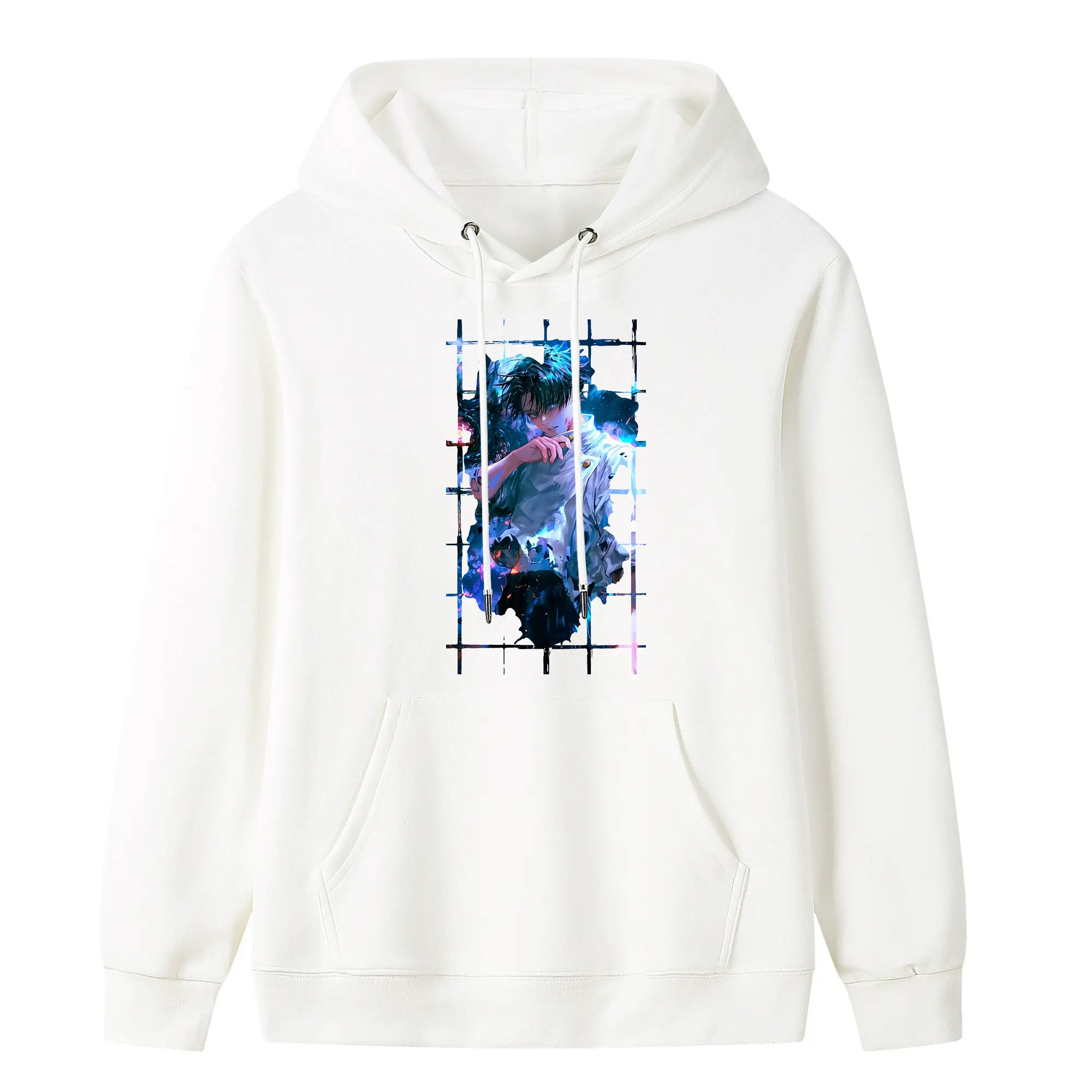 呪術廻戦 グッズ,乙骨 憂太 - キッズ フード付きパーカー ・ フロントプリント ・ ポリエステル100％ ・ 快適 通学 スポーツ 日常使い お散歩用