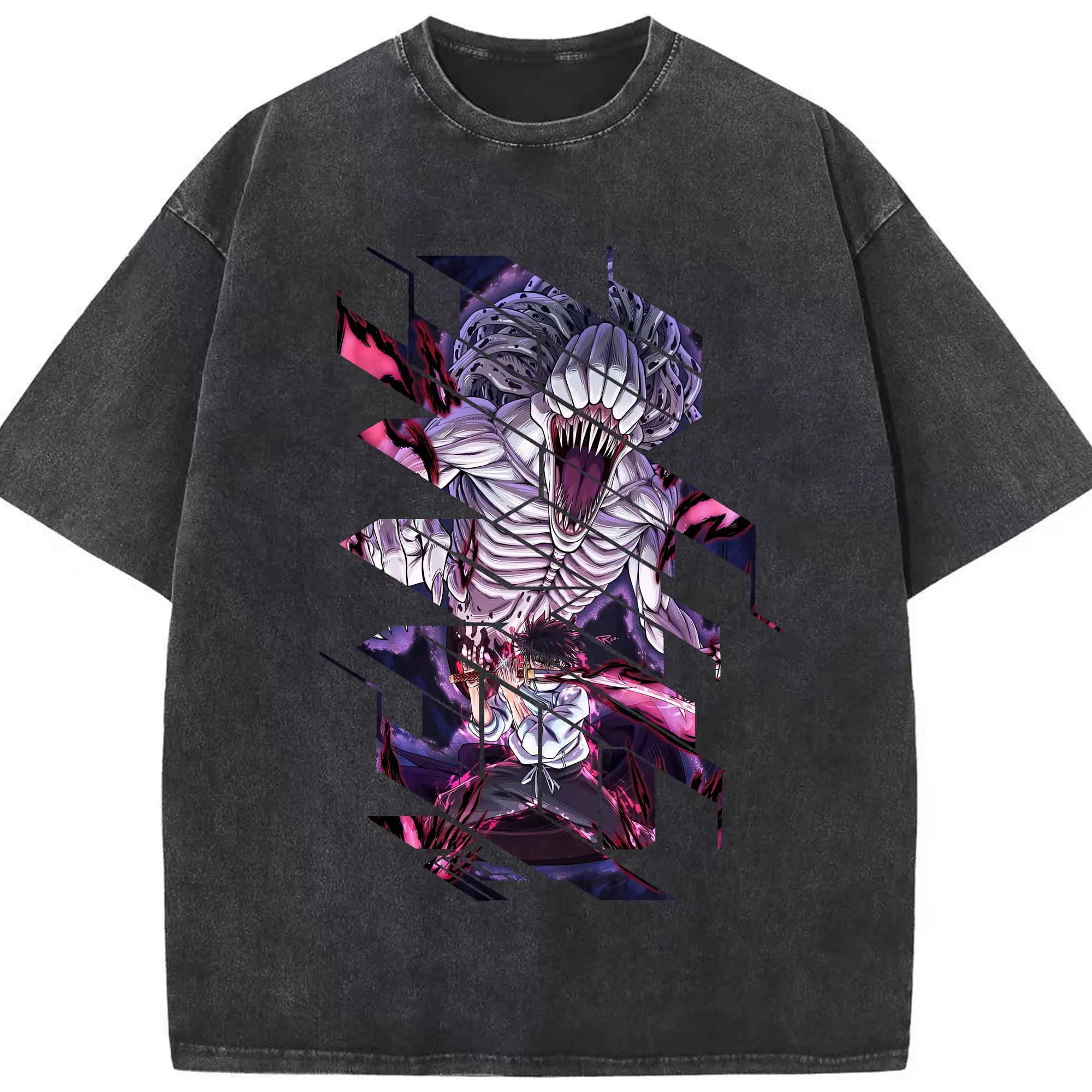 呪術廻戦 グッズ,乙骨 憂太 - 綿100％ ヴィンテージ風 半袖Tシャツ ・ フロントプリント ・ 柔らか肌触り ・ 通気性 快適 ・ スポーツ カジュアル 外出用