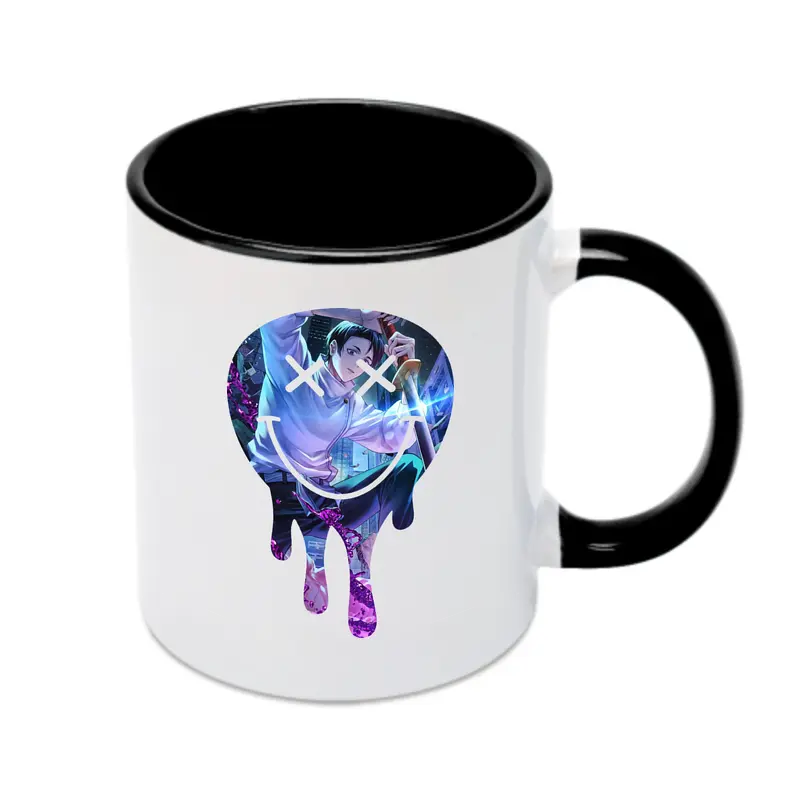 呪術廻戦 グッズ,乙骨 憂太 - カラフルマグカップ ・ 陶器 ・ 熱転写プリント ・ 鮮やかデザイン ・ 耐久性 高品質 ・ コーヒー お茶 ギフト用