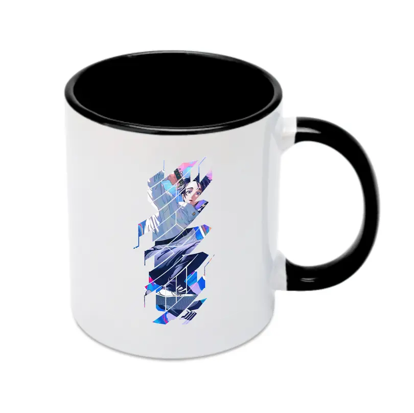 呪術廻戦 グッズ,乙骨 憂太 - カラフルマグカップ ・ 陶器 ・ 熱転写プリント ・ 鮮やかデザイン ・ 耐久性 高品質 ・ コーヒー お茶 ギフト用