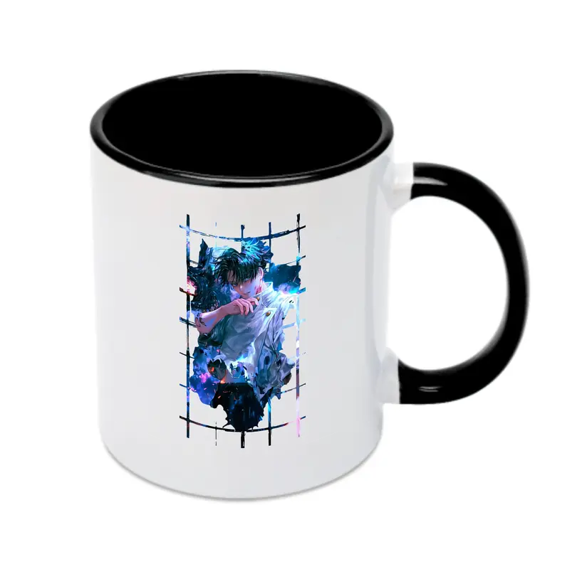 呪術廻戦 グッズ,乙骨 憂太 - カラフルマグカップ ・ 陶器 ・ 熱転写プリント ・ 鮮やかデザイン ・ 耐久性 高品質 ・ コーヒー お茶 ギフト用