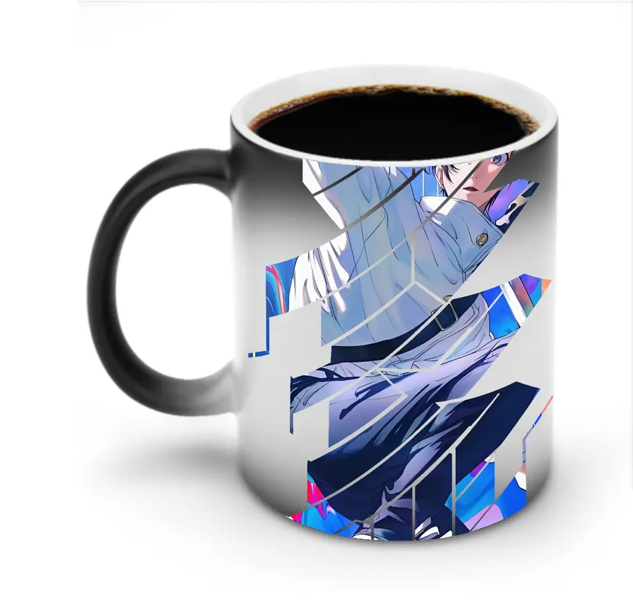 呪術廻戦 グッズ,乙骨 憂太 - 変色マグカップ ・ セラミック ・ 熱転写プリント ・ 耐久性 高品質 ・ ギフト・自宅用 コーヒー お茶