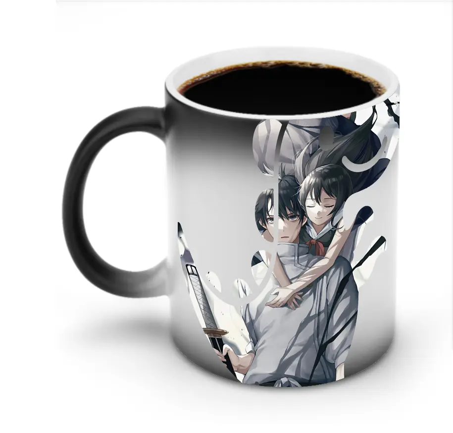 呪術廻戦 グッズ,乙骨 憂太 - 変色マグカップ ・ セラミック ・ 熱転写プリント ・ 耐久性 高品質 ・ ギフト・自宅用 コーヒー お茶