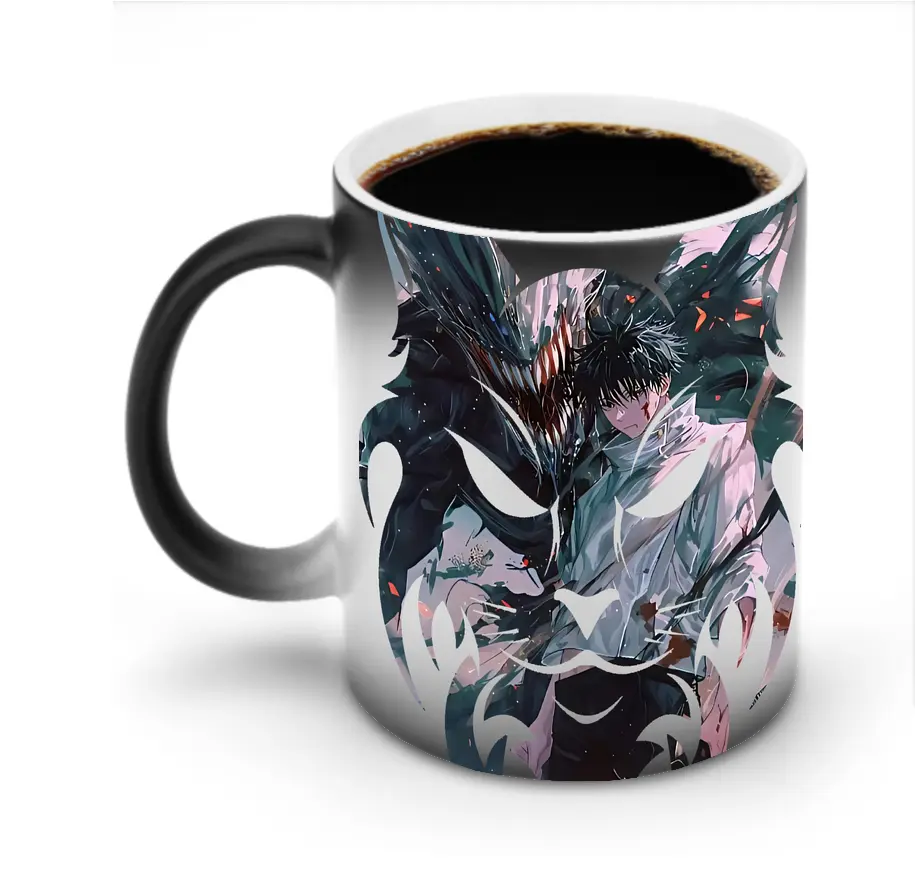 呪術廻戦 グッズ,乙骨 憂太 - 変色マグカップ ・ セラミック ・ 熱転写プリント ・ 耐久性 高品質 ・ ギフト・自宅用 コーヒー お茶