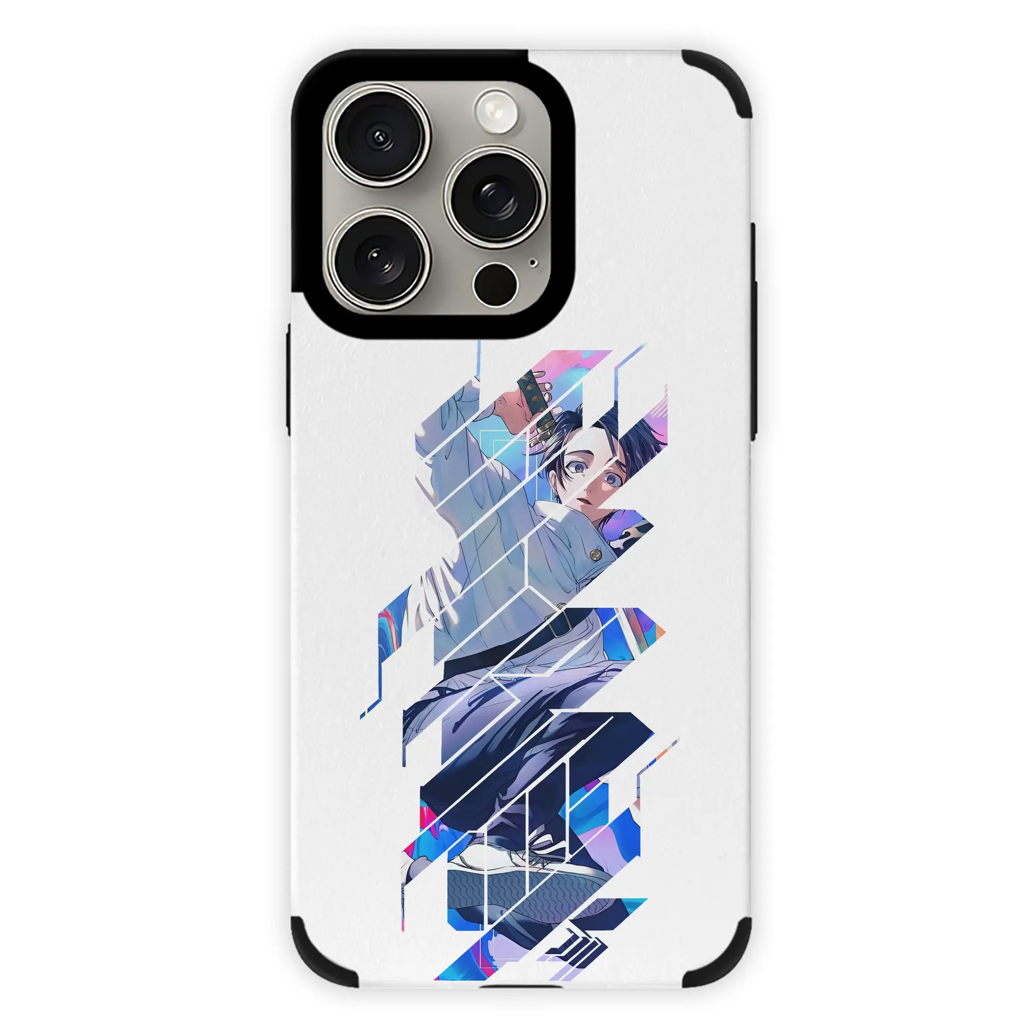 呪術廻戦 グッズ,乙骨 憂太 - IPhone15ProMax対応 ・ PUレザースマホケース ・ 耐衝撃 ・ 黄変防止 ・ 360度全面保護 ・ 柔らか手触り ・ 3D立体ボタン