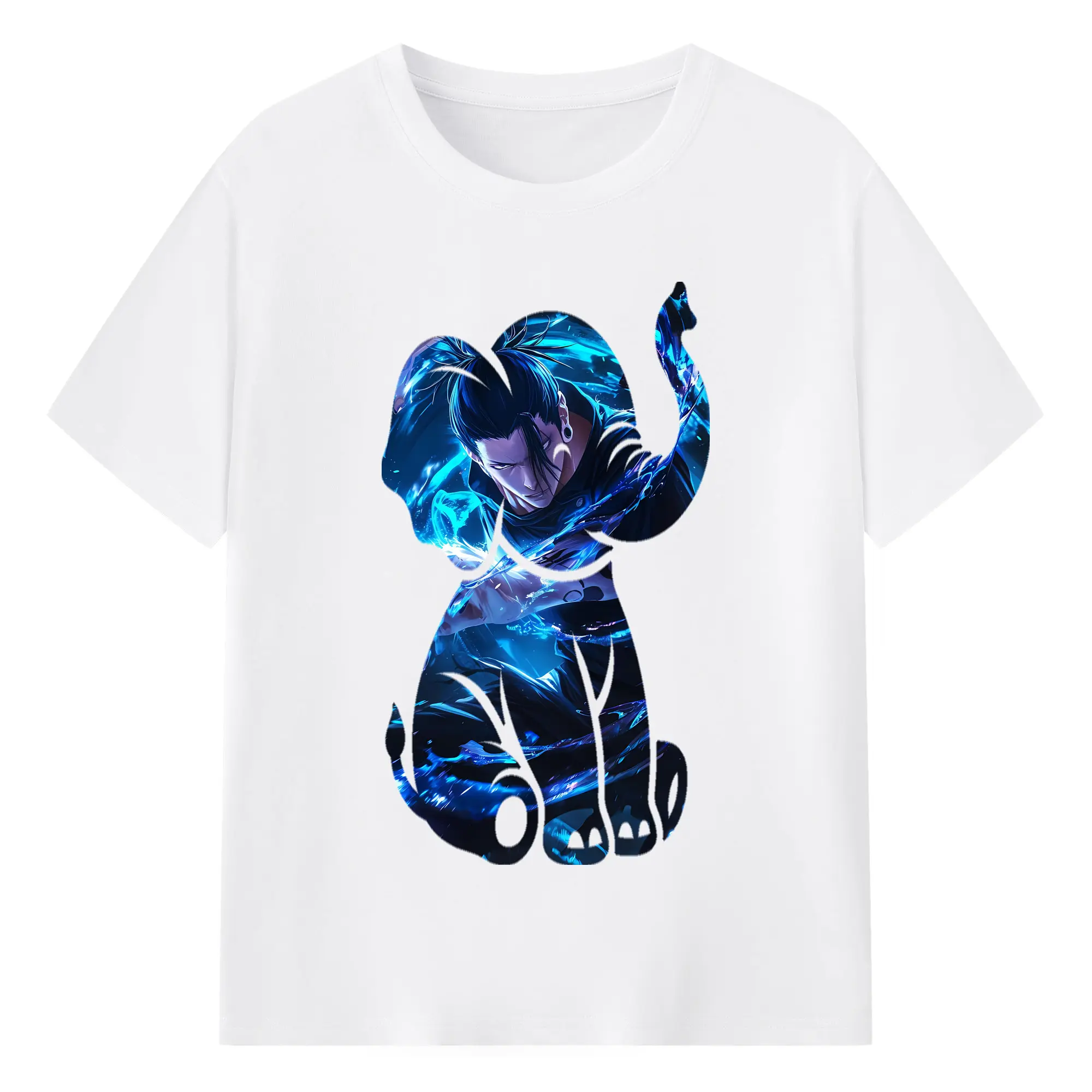 呪術廻戦 グッズ,夏油 傑 - 綿100％ 半袖Tシャツ ・ フロントプリント ・ 快適 通気性 ・ 日常使い 散歩 スポーツ用