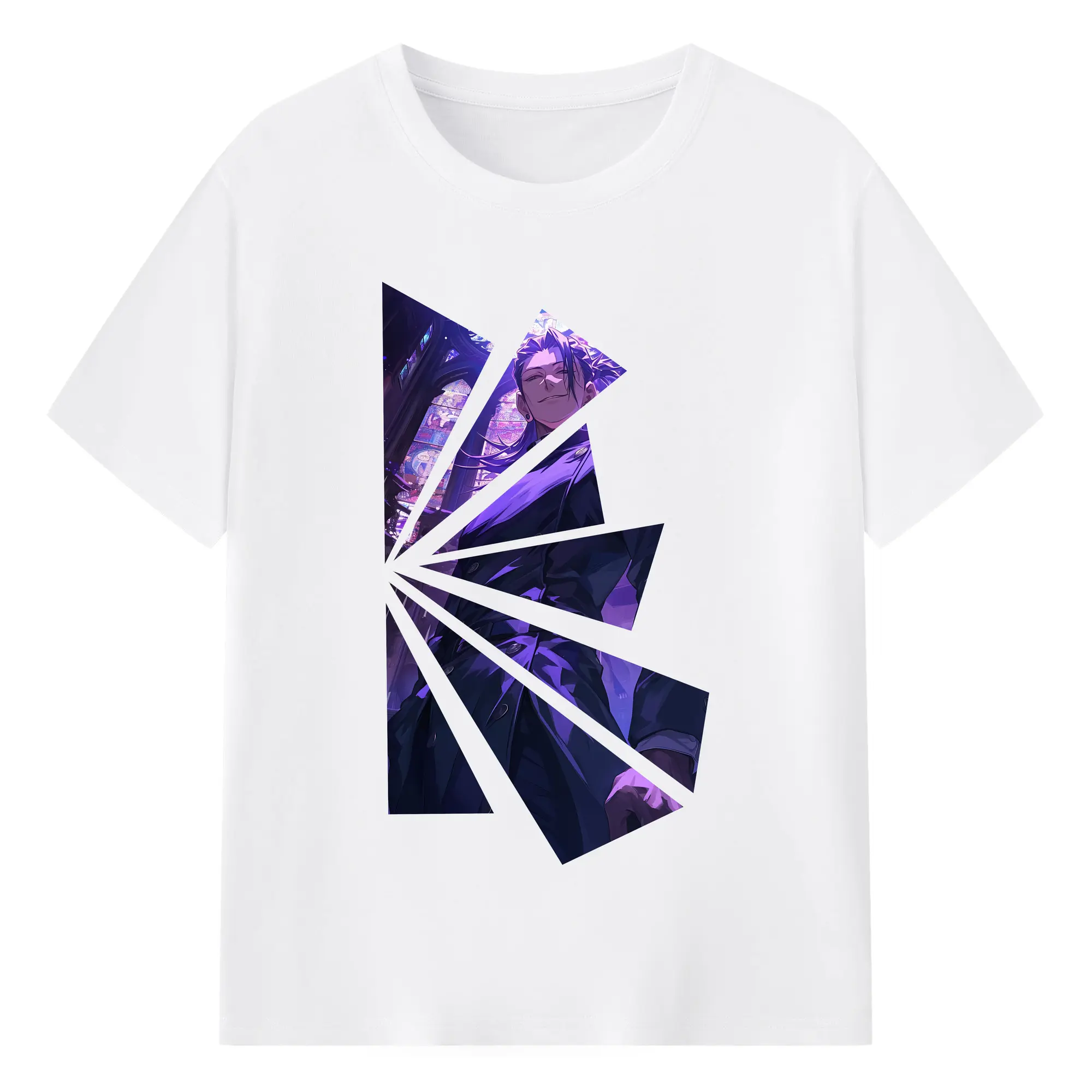 呪術廻戦 グッズ,夏油 傑 - 綿100％ 半袖Tシャツ ・ フロントプリント ・ 快適 通気性 ・ 日常使い 散歩 スポーツ用