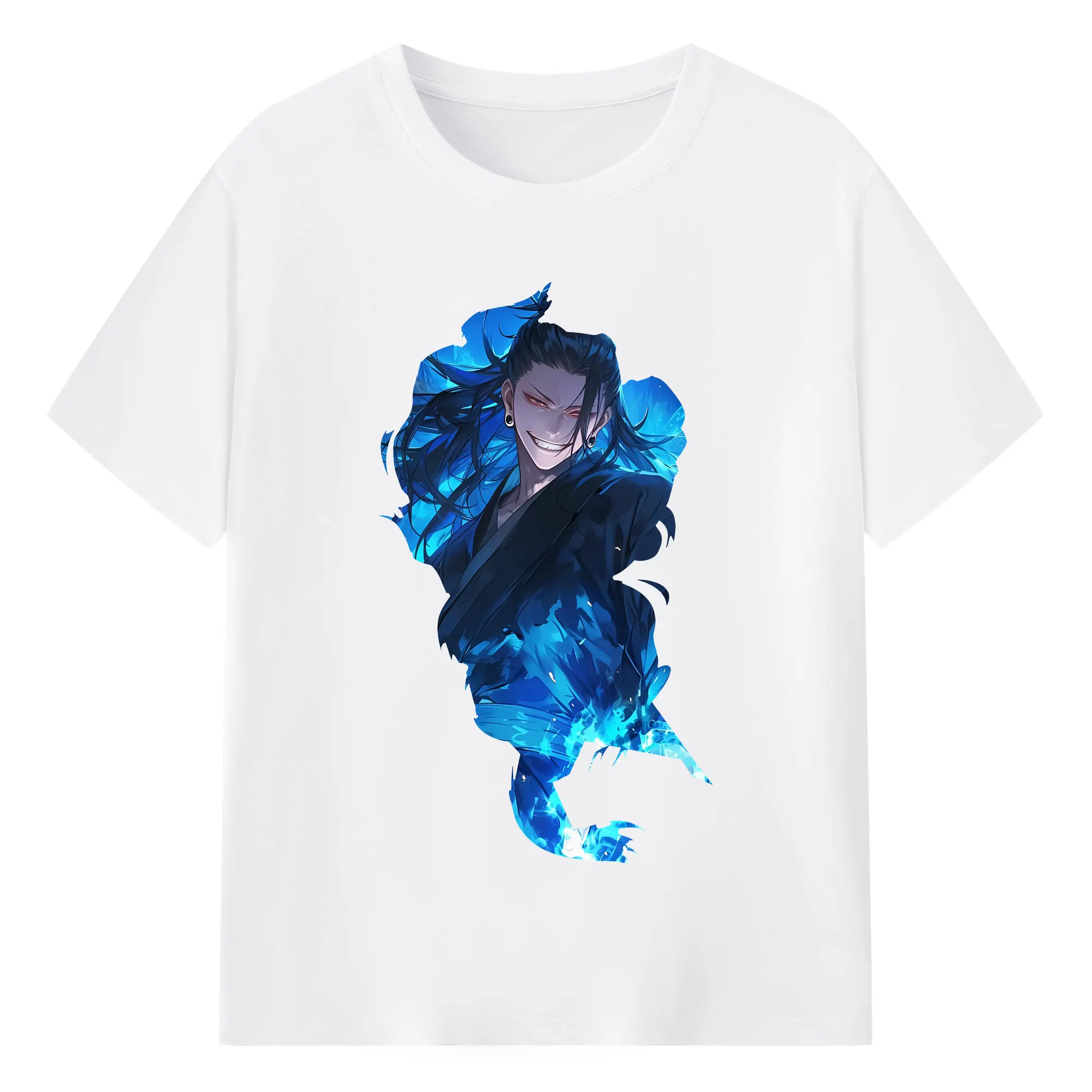 呪術廻戦 グッズ,夏油 傑 - 綿100％ 半袖Tシャツ ・ フロントプリント ・ 快適 通気性 ・ 日常使い 散歩 スポーツ用