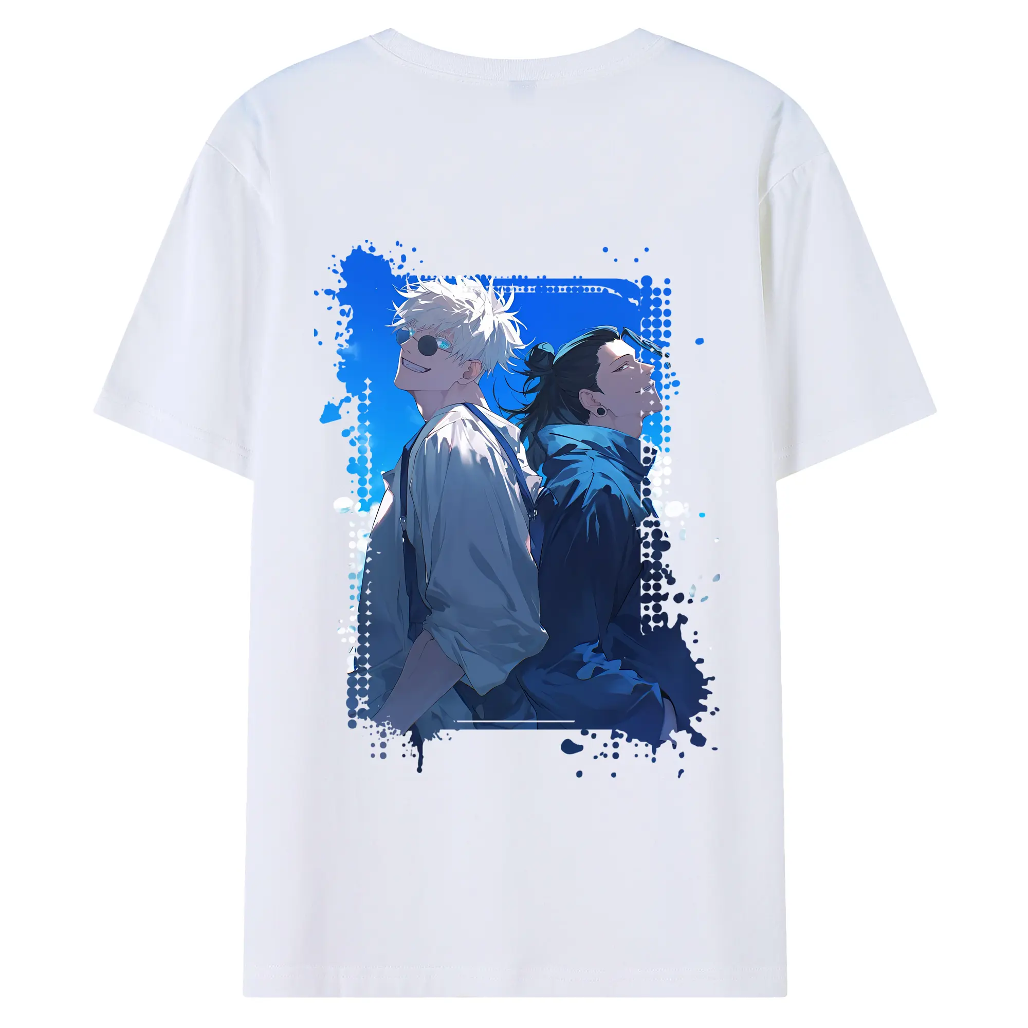 呪術廻戦 グッズ,夏油 傑 - 綿100％ 半袖Tシャツ ・ バックプリント ・ 快適 通気性 ・ 日常使い 散歩 スポーツ用