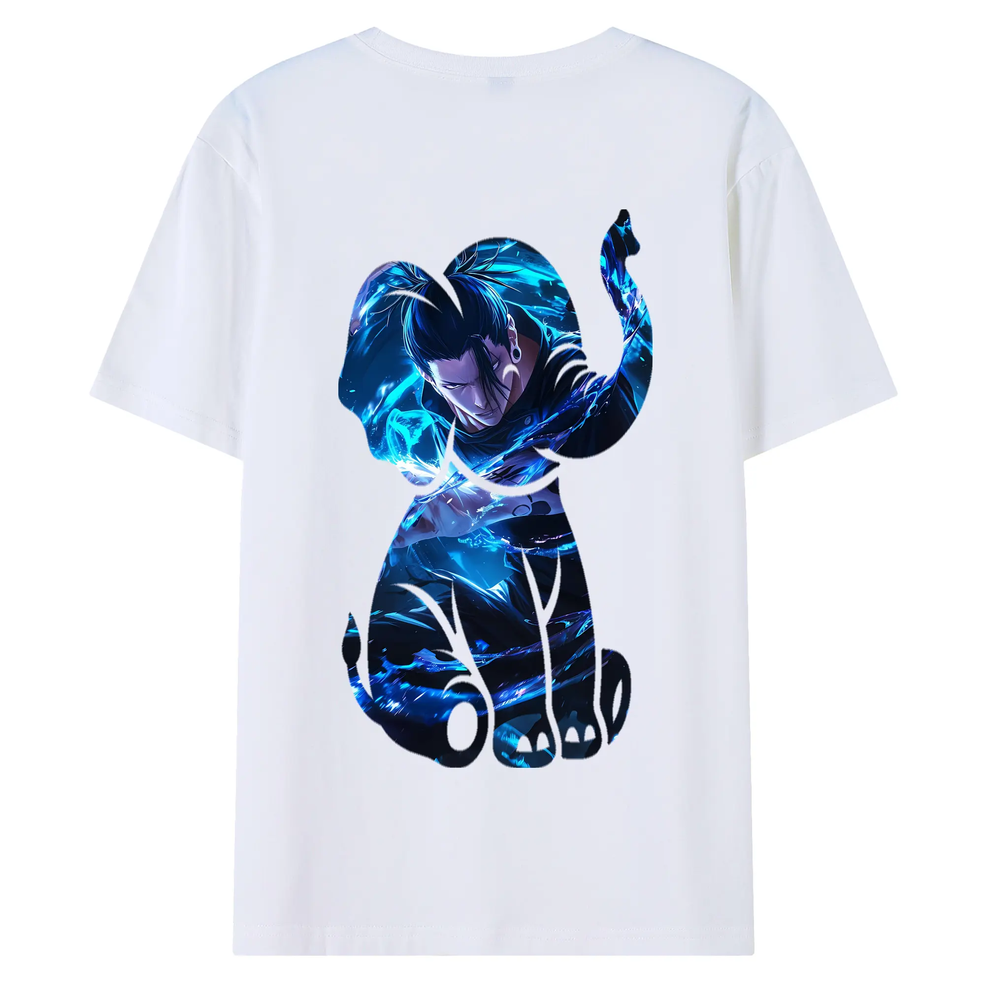 呪術廻戦 グッズ,夏油 傑 - 綿100％ 半袖Tシャツ ・ バックプリント ・ 快適 通気性 ・ 日常使い 散歩 スポーツ用