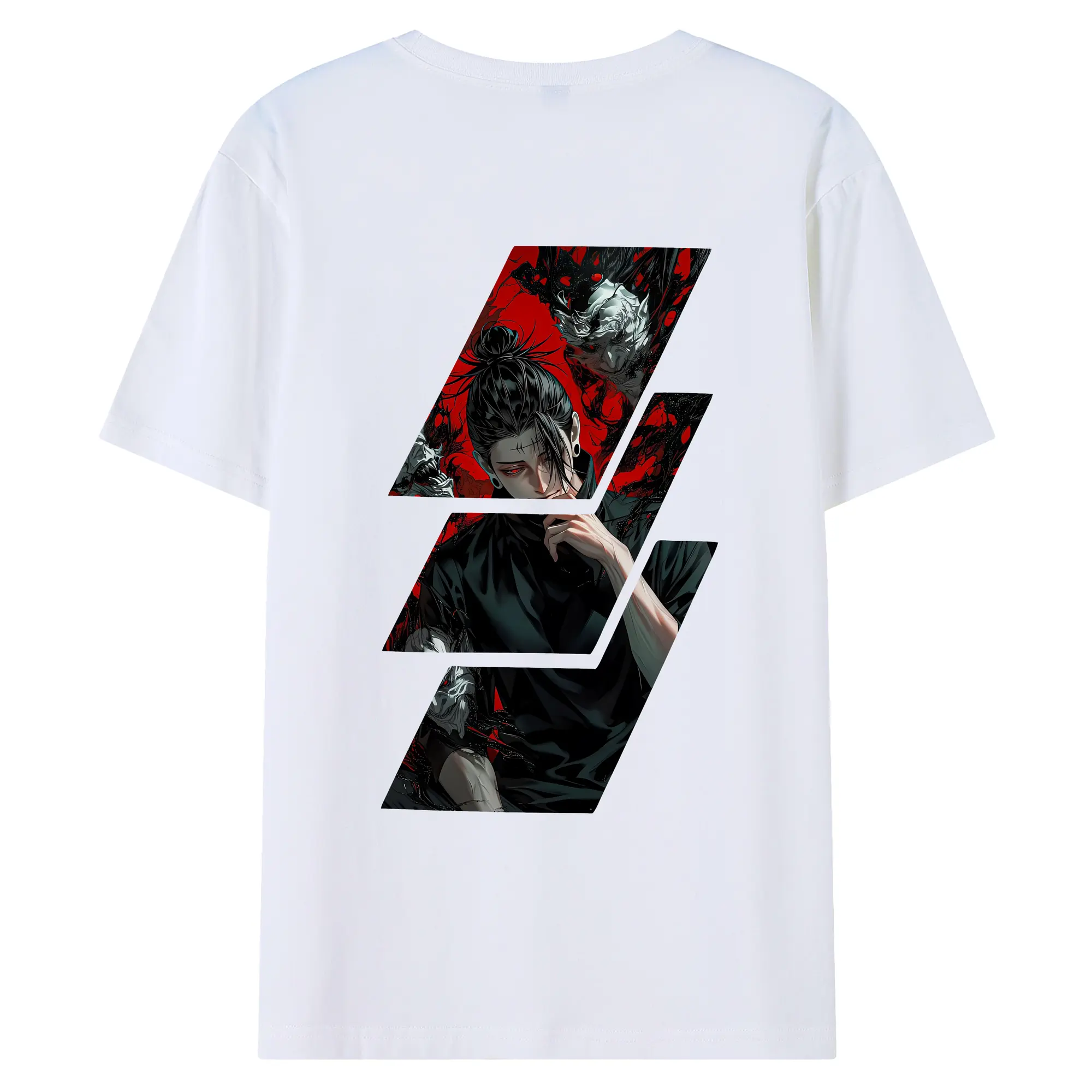 呪術廻戦 グッズ,夏油 傑 - 綿100％ 半袖Tシャツ ・ バックプリント ・ 快適 通気性 ・ 日常使い 散歩 スポーツ用