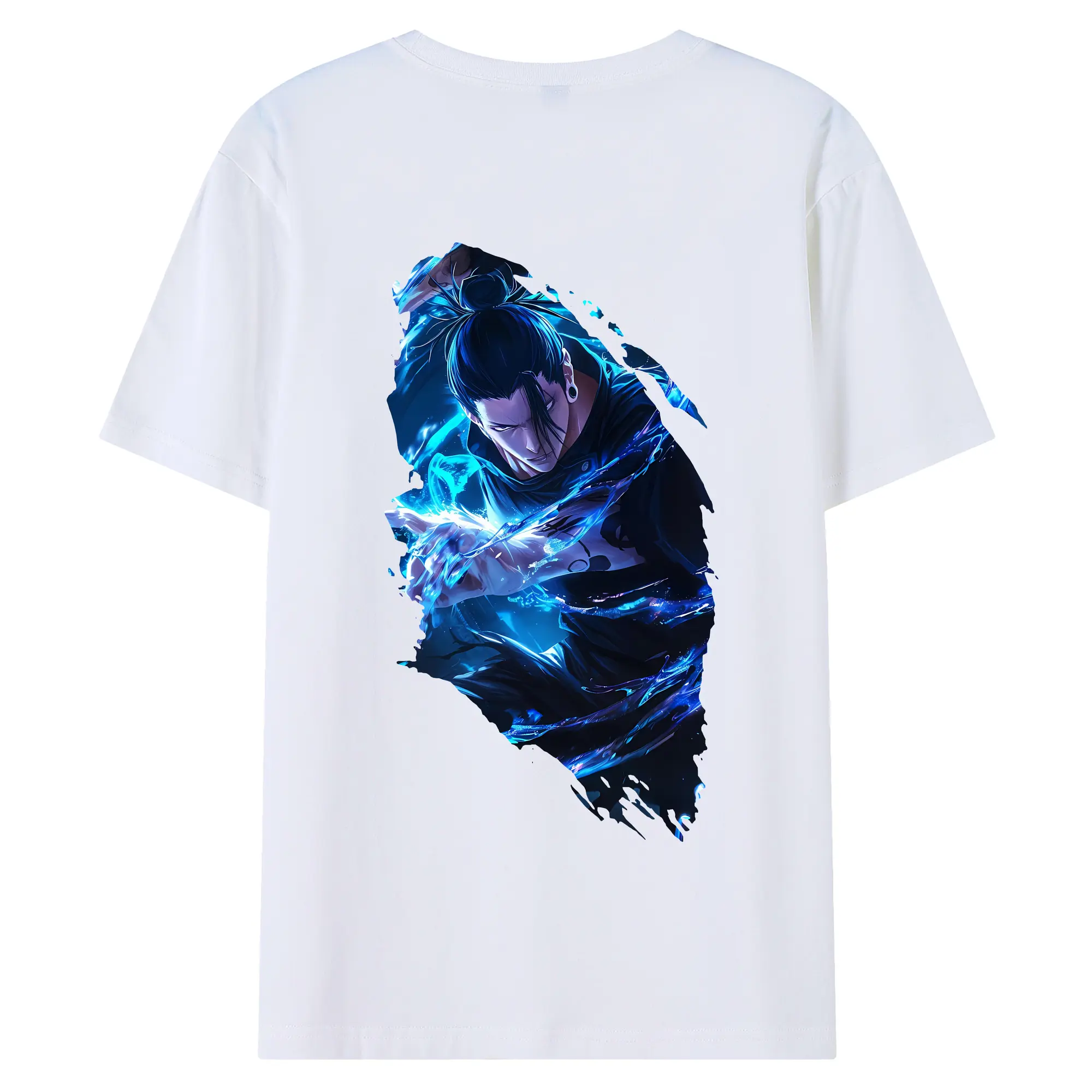 呪術廻戦 グッズ,夏油 傑 - 綿100％ 半袖Tシャツ ・ バックプリント ・ 快適 通気性 ・ 日常使い 散歩 スポーツ用