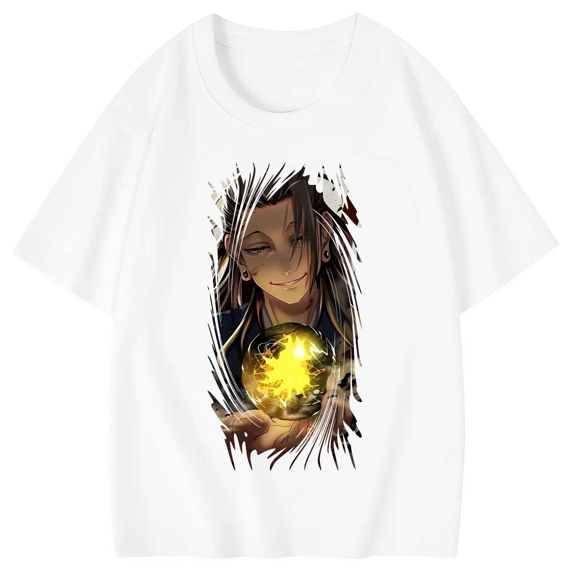 呪術廻戦 グッズ,夏油 傑 - 綿100％ キッズTシャツ ・ フロントプリント ・ 快適 通気性 ・ スポーツ カジュアル 散歩用