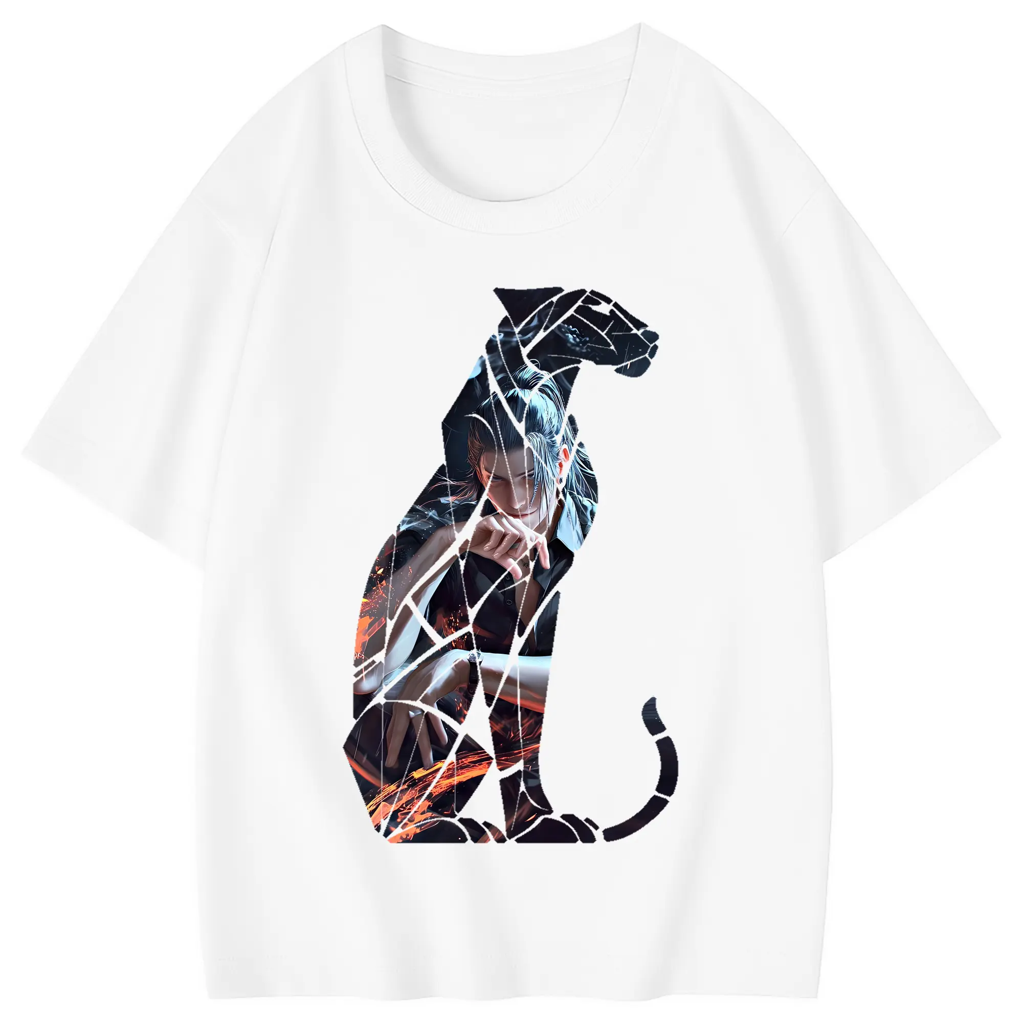 呪術廻戦 グッズ,夏油 傑 - 綿100％ キッズTシャツ ・ フロントプリント ・ 快適 通気性 ・ スポーツ カジュアル 散歩用