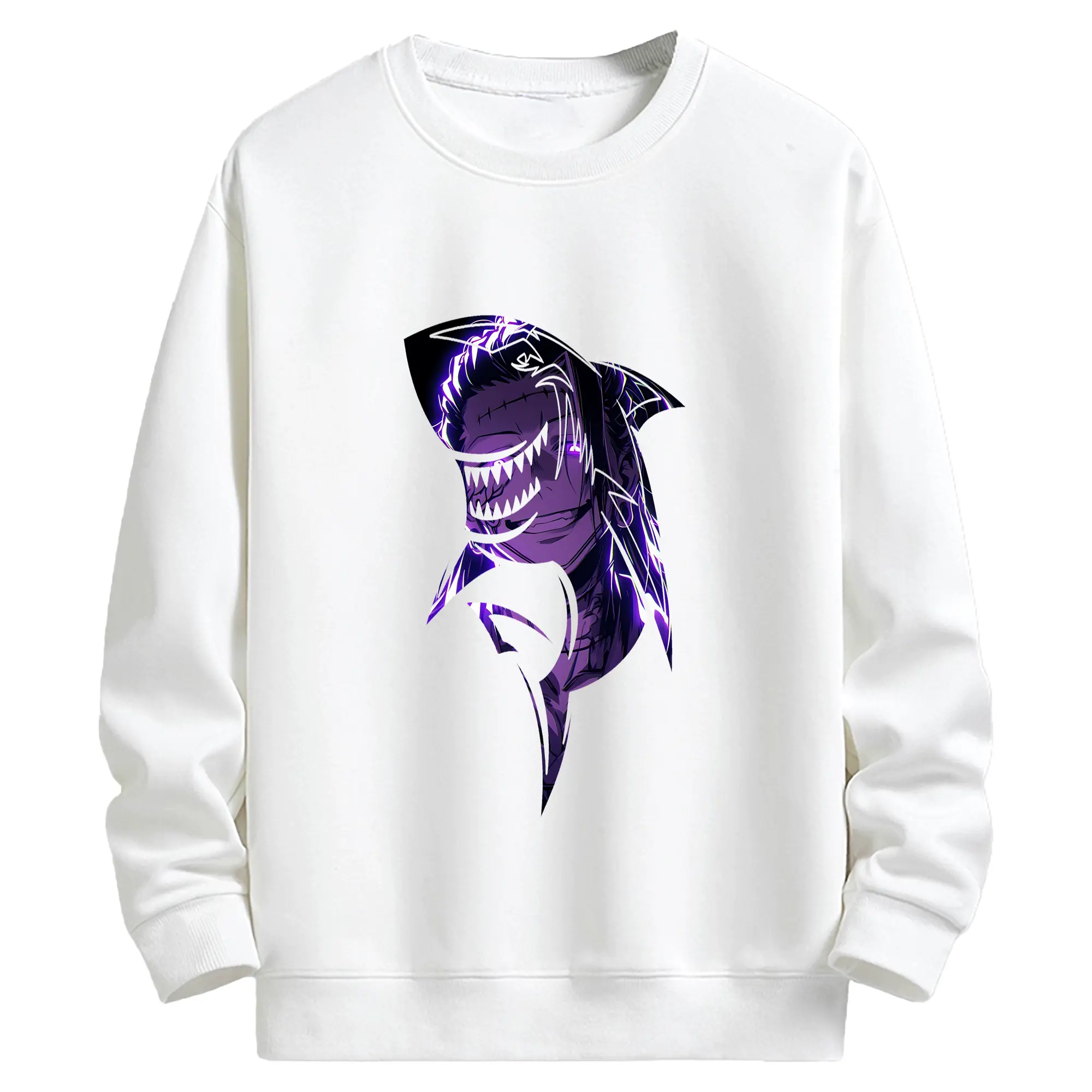 呪術廻戦 グッズ,夏油 傑 - 高品質 クルーネック スウェット ・ コットン59％ ポリエステル41％ ・ ユニセックス 長袖 トレーナー ・ カジュアル デイリー スポーツ 散歩用