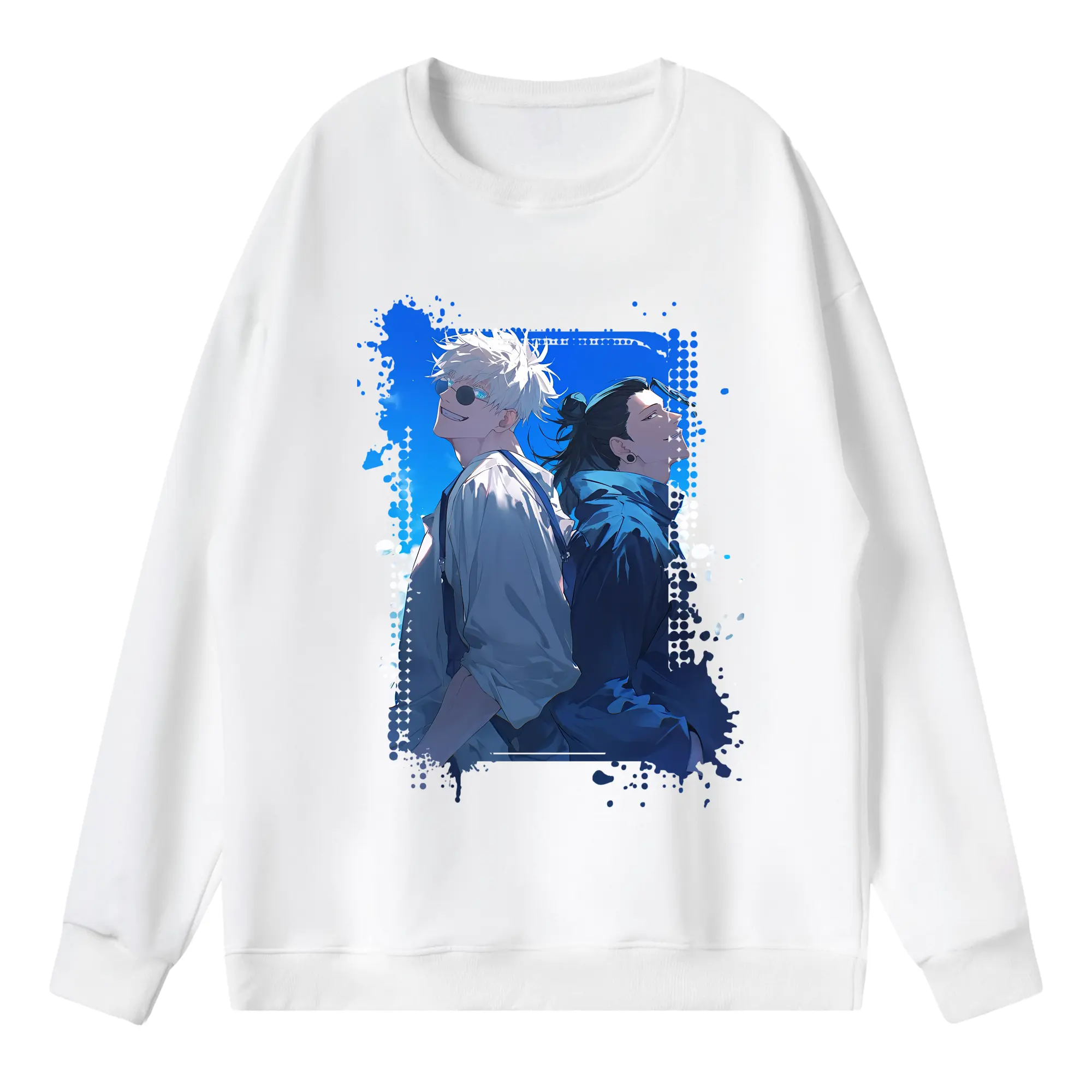 呪術廻戦 グッズ,夏油 傑 - 薄手 クルーネック スウェット 裏毛260g · ポリエステル 春秋向け カジュアル 男女兼用 · トレーナー デイリー スポーツ 散歩に最適