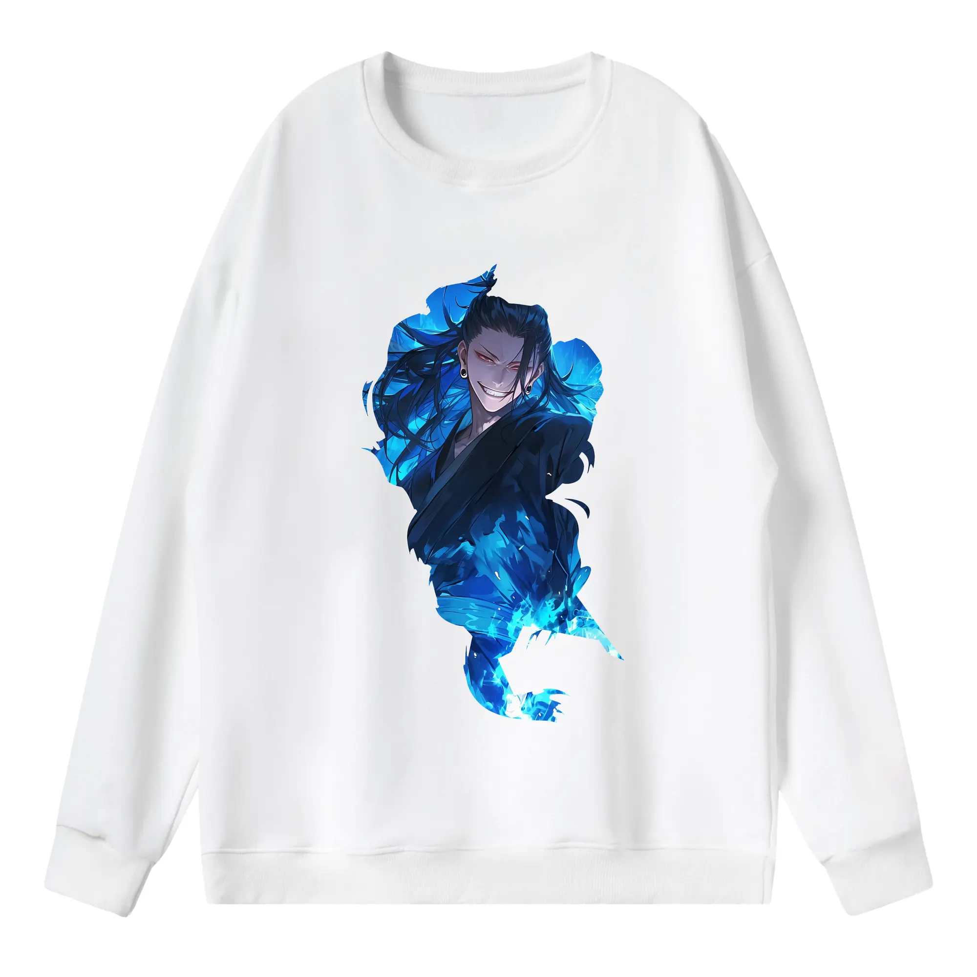 呪術廻戦 グッズ,夏油 傑 - 薄手 クルーネック スウェット 裏毛260g · ポリエステル 春秋向け カジュアル 男女兼用 · トレーナー デイリー スポーツ 散歩に最適