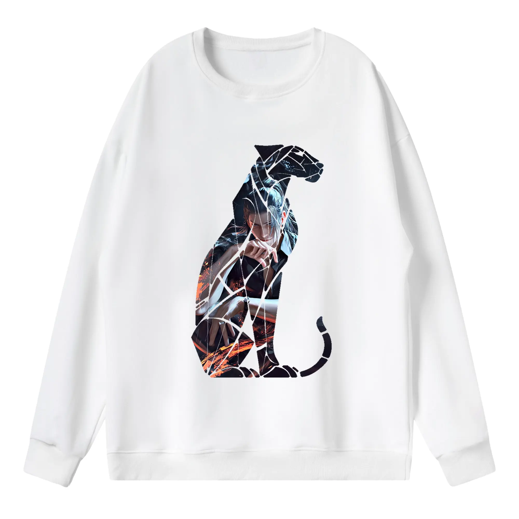 呪術廻戦 グッズ,夏油 傑 - 薄手 クルーネック スウェット 裏毛260g · ポリエステル 春秋向け カジュアル 男女兼用 · トレーナー デイリー スポーツ 散歩に最適