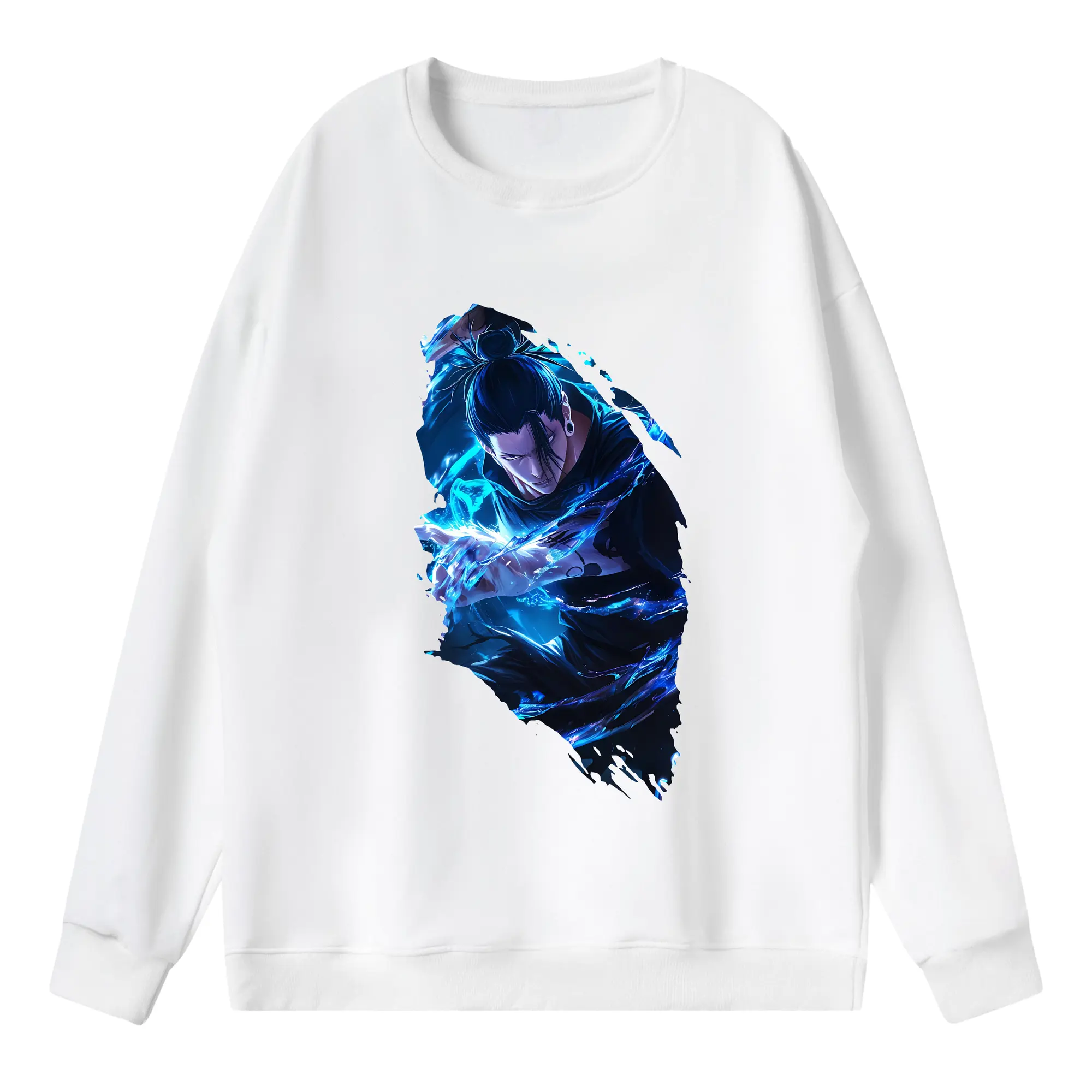 呪術廻戦 グッズ,夏油 傑 - 薄手 クルーネック スウェット 裏毛260g · ポリエステル 春秋向け カジュアル 男女兼用 · トレーナー デイリー スポーツ 散歩に最適