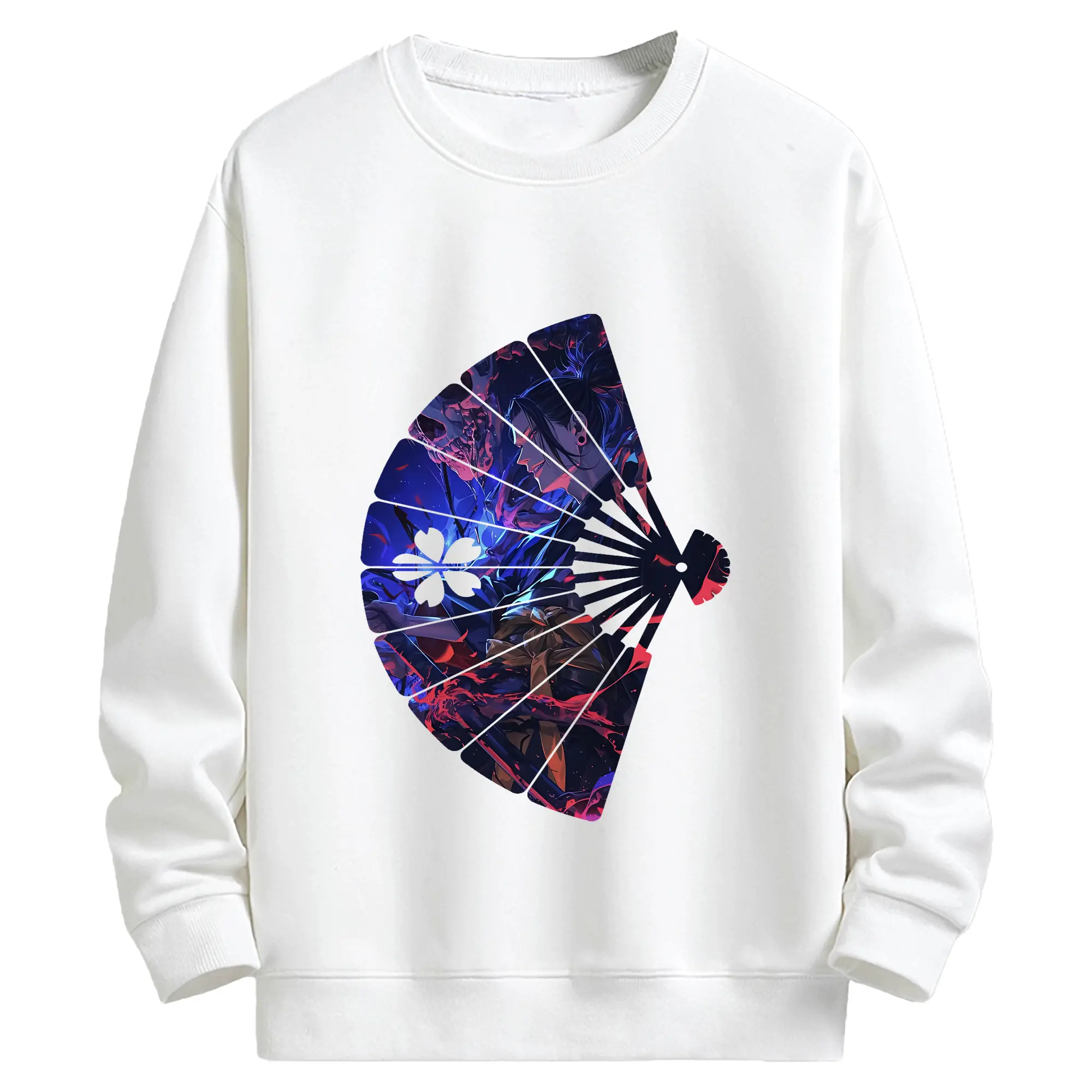 呪術廻戦 グッズ,夏油 傑 - キッズ クルーネックスウェットシャツ ・ フロントプリント ・ 綿80％ ポリエステル20％ ・ 快適 通学 スポーツ 日常使い お散歩用