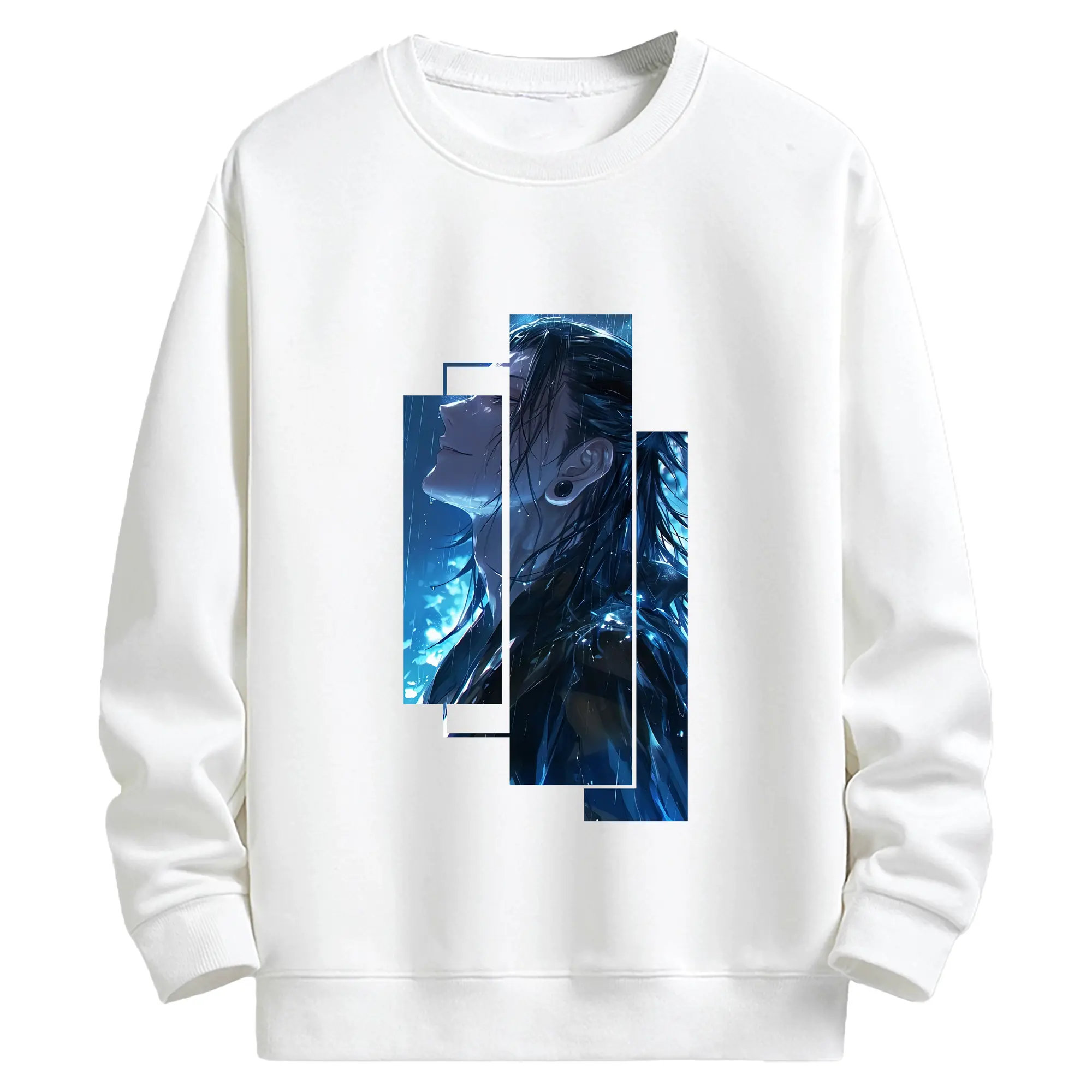 呪術廻戦 グッズ,夏油 傑 - キッズ クルーネックスウェットシャツ ・ フロントプリント ・ 綿80％ ポリエステル20％ ・ 快適 通学 スポーツ 日常使い お散歩用