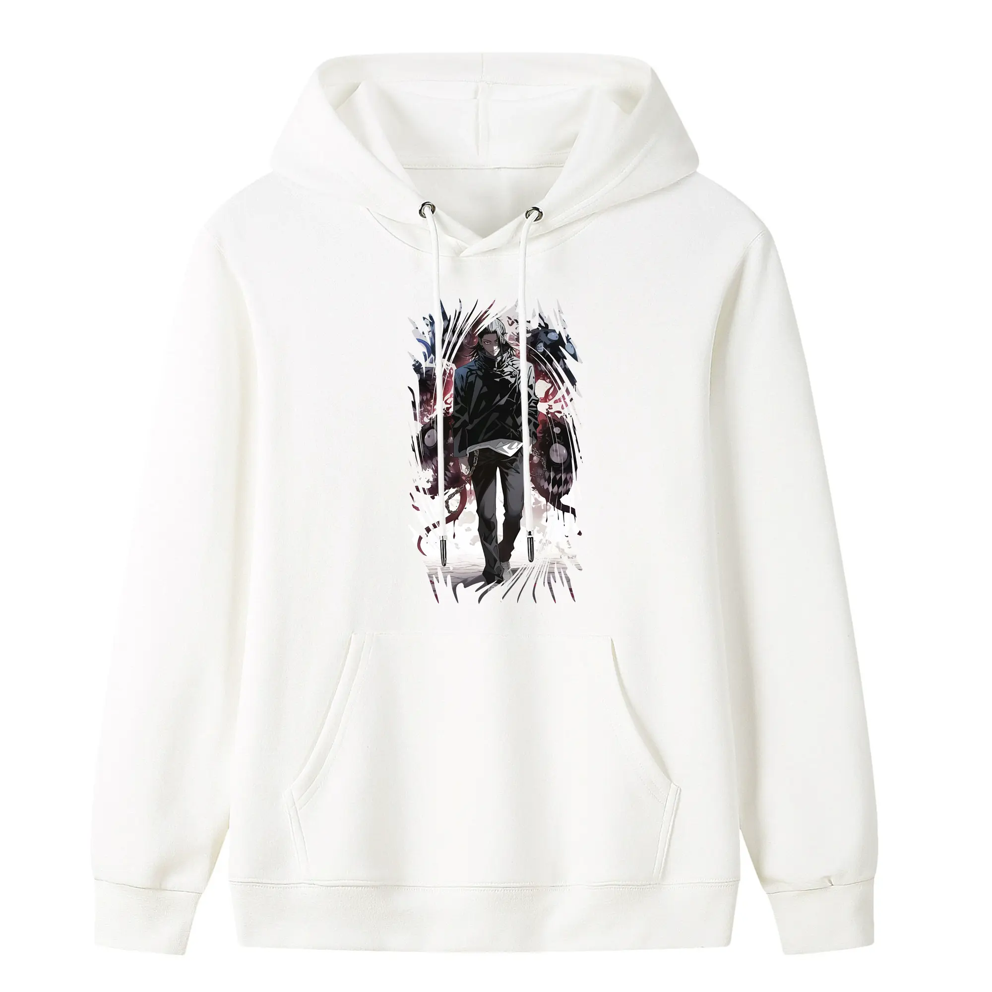 呪術廻戦 グッズ,夏油 傑 - キッズ フード付きパーカー ・ フロントプリント ・ ポリエステル100％ ・ 快適 通学 スポーツ 日常使い お散歩用