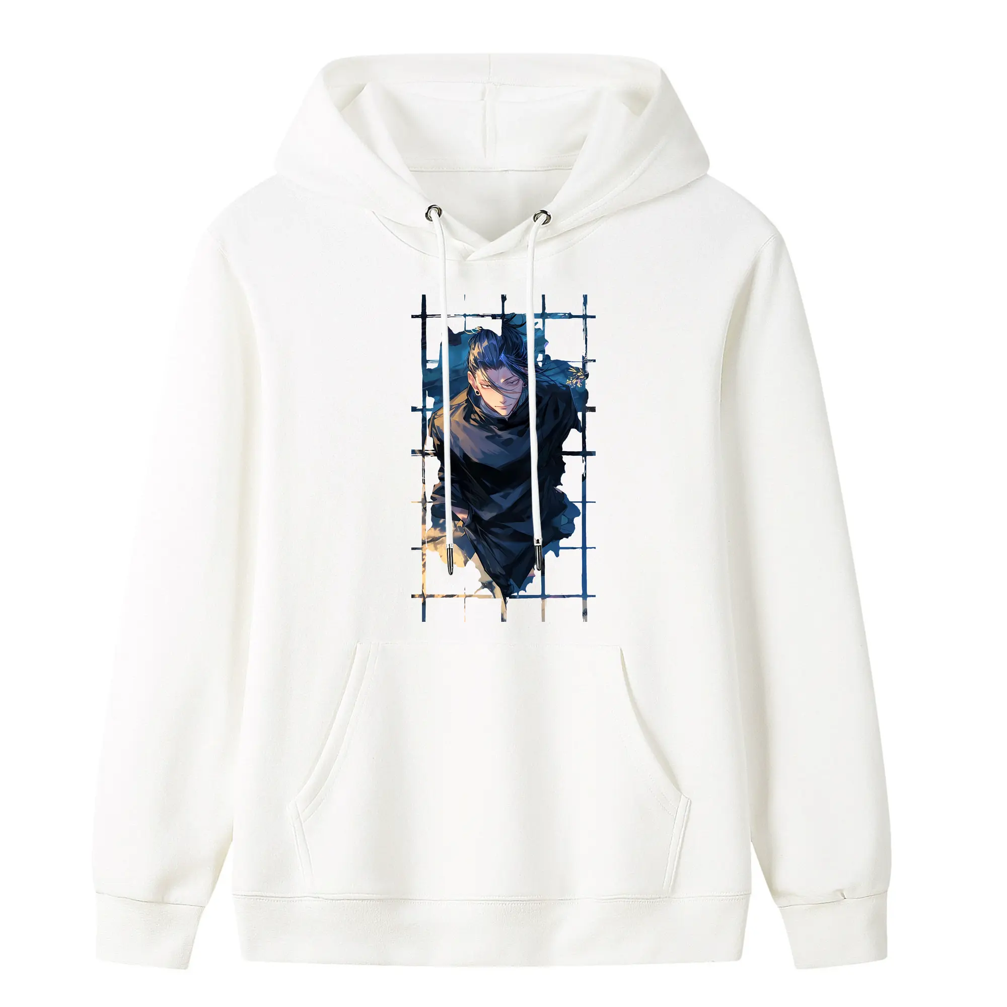 呪術廻戦 グッズ,夏油 傑 - キッズ フード付きパーカー ・ フロントプリント ・ ポリエステル100％ ・ 快適 通学 スポーツ 日常使い お散歩用