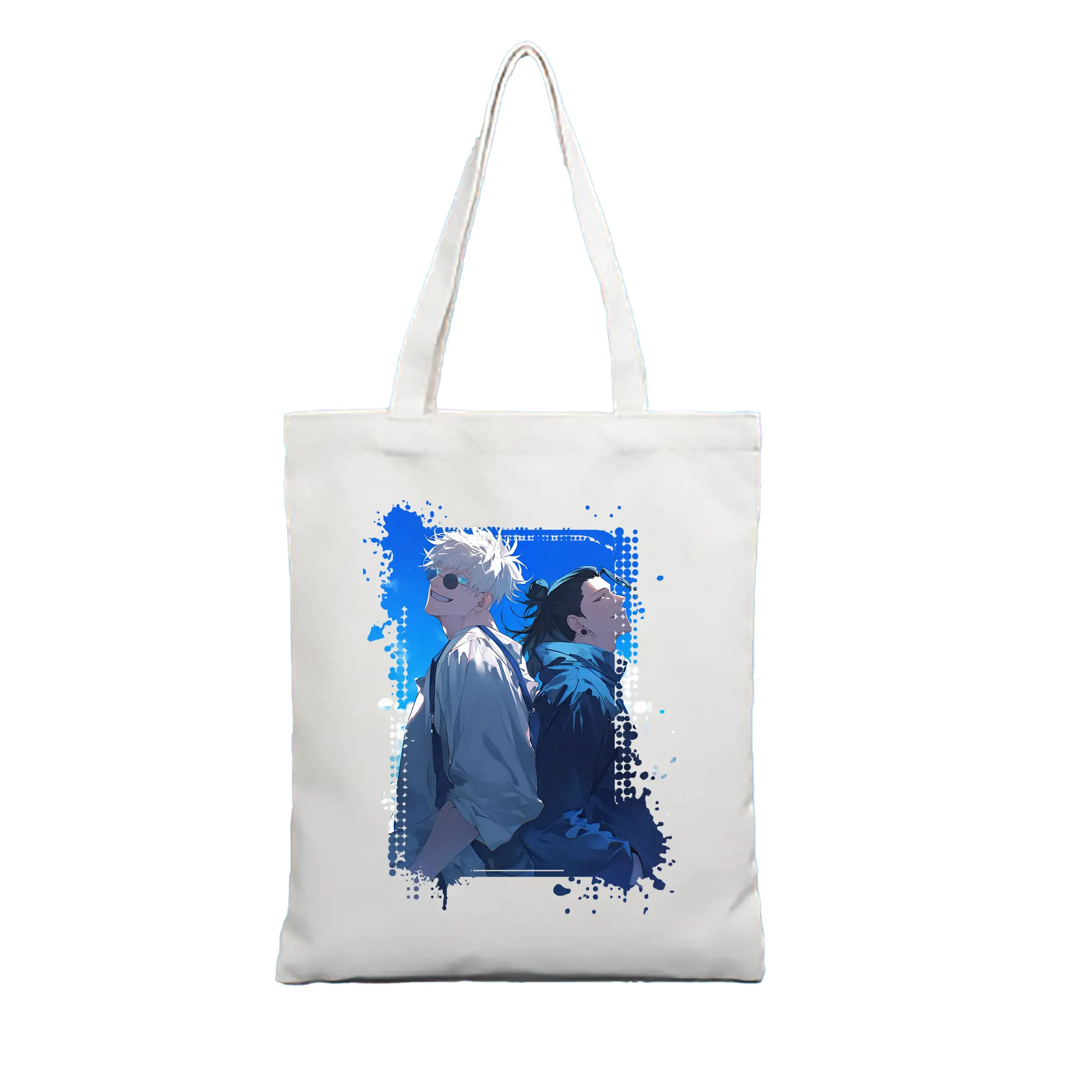 呪術廻戦 グッズ,夏油 傑 - 縦型キャンバス手提げバッグ（トートバッグ） ・ キャンバス素材 ・ ショッピング用 ・ 軽量 丈夫 お手入れ簡単