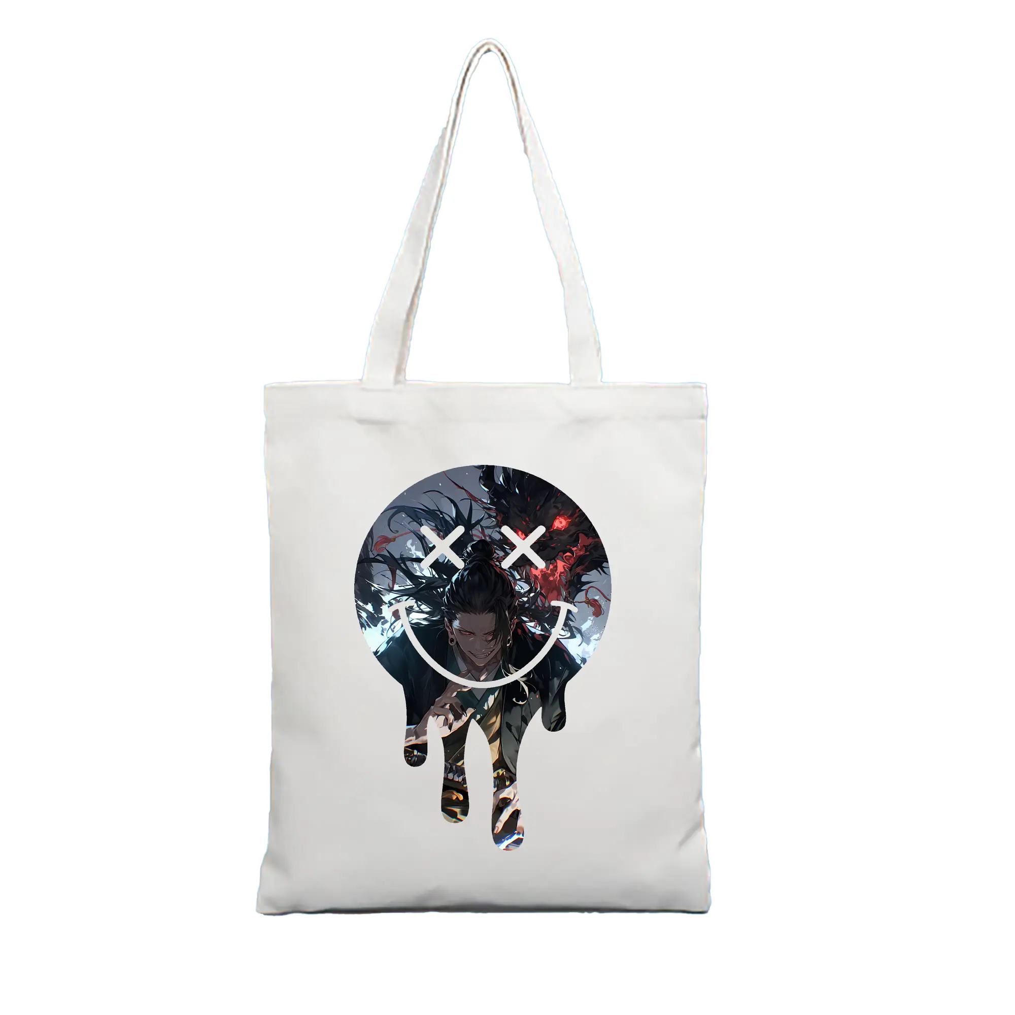 呪術廻戦 グッズ,夏油 傑 - 縦型キャンバス手提げバッグ（トートバッグ） ・ キャンバス素材 ・ ショッピング用 ・ 軽量 丈夫 お手入れ簡単