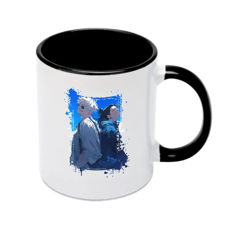 呪術廻戦 グッズ,夏油 傑 - カラフルマグカップ ・ 陶器 ・ 熱転写プリント ・ 鮮やかデザイン ・ 耐久性 高品質 ・ コーヒー お茶 ギフト用