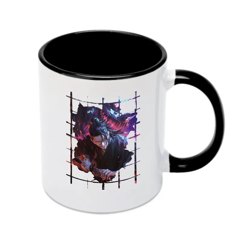 呪術廻戦 グッズ,夏油 傑 - カラフルマグカップ ・ 陶器 ・ 熱転写プリント ・ 鮮やかデザイン ・ 耐久性 高品質 ・ コーヒー お茶 ギフト用