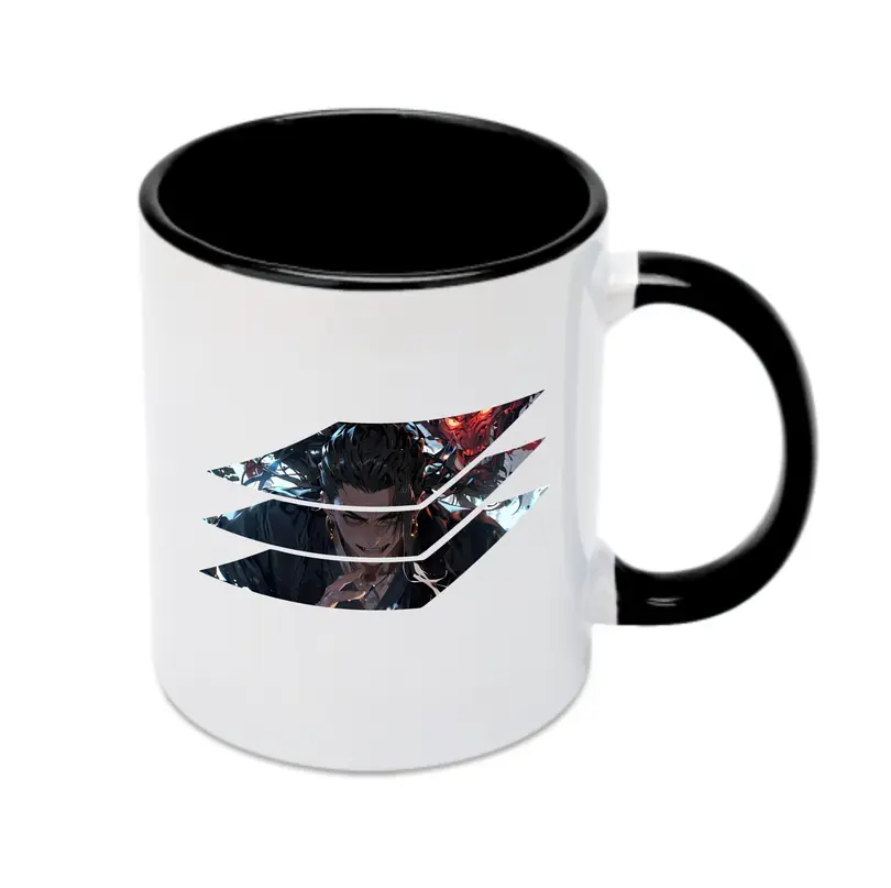 呪術廻戦 グッズ,夏油 傑 - カラフルマグカップ ・ 陶器 ・ 熱転写プリント ・ 鮮やかデザイン ・ 耐久性 高品質 ・ コーヒー お茶 ギフト用