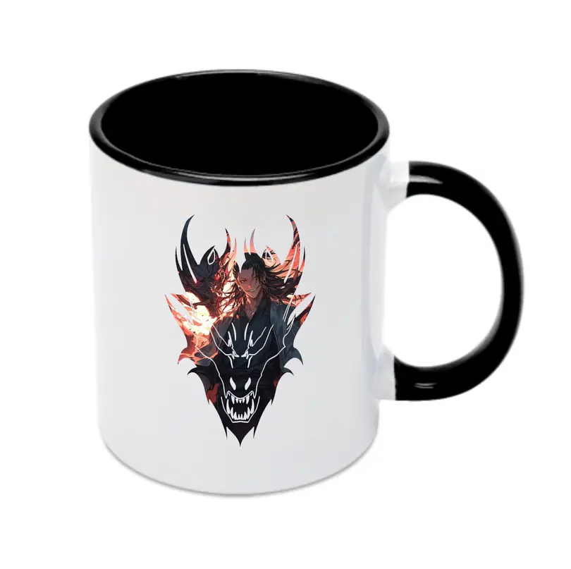 呪術廻戦 グッズ,夏油 傑 - カラフルマグカップ ・ 陶器 ・ 熱転写プリント ・ 鮮やかデザイン ・ 耐久性 高品質 ・ コーヒー お茶 ギフト用