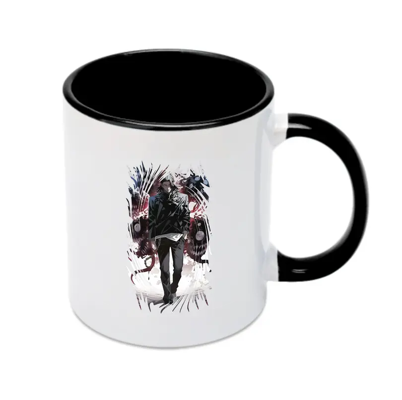 呪術廻戦 グッズ,夏油 傑 - カラフルマグカップ ・ 陶器 ・ 熱転写プリント ・ 鮮やかデザイン ・ 耐久性 高品質 ・ コーヒー お茶 ギフト用