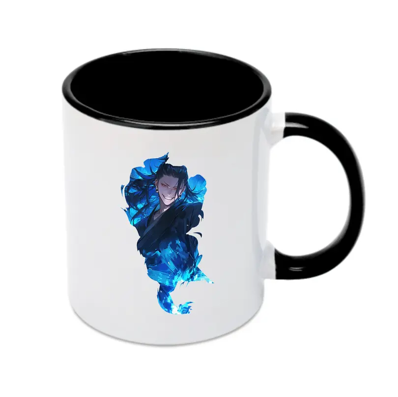 呪術廻戦 グッズ,夏油 傑 - カラフルマグカップ ・ 陶器 ・ 熱転写プリント ・ 鮮やかデザイン ・ 耐久性 高品質 ・ コーヒー お茶 ギフト用