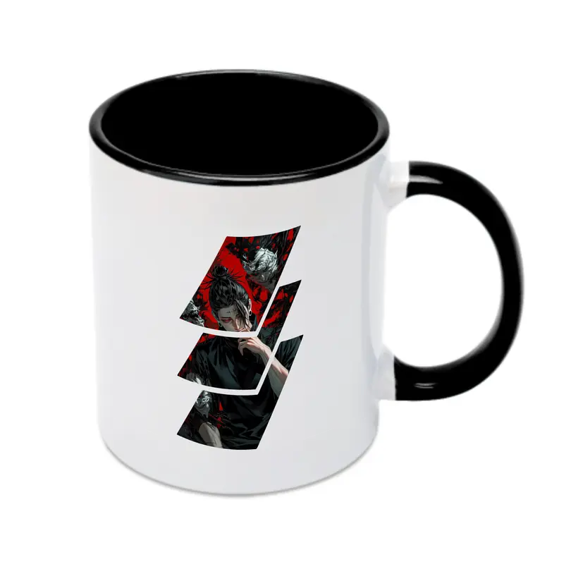 呪術廻戦 グッズ,夏油 傑 - カラフルマグカップ ・ 陶器 ・ 熱転写プリント ・ 鮮やかデザイン ・ 耐久性 高品質 ・ コーヒー お茶 ギフト用