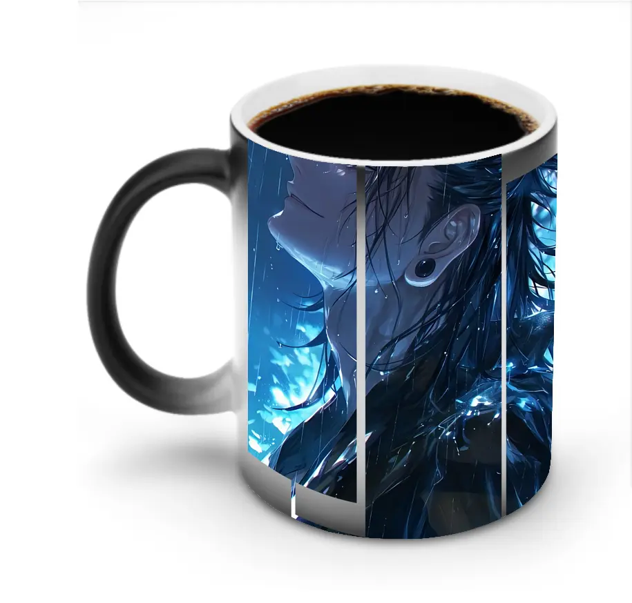 呪術廻戦 グッズ,夏油 傑 - 変色マグカップ ・ セラミック ・ 熱転写プリント ・ 耐久性 高品質 ・ ギフト・自宅用 コーヒー お茶