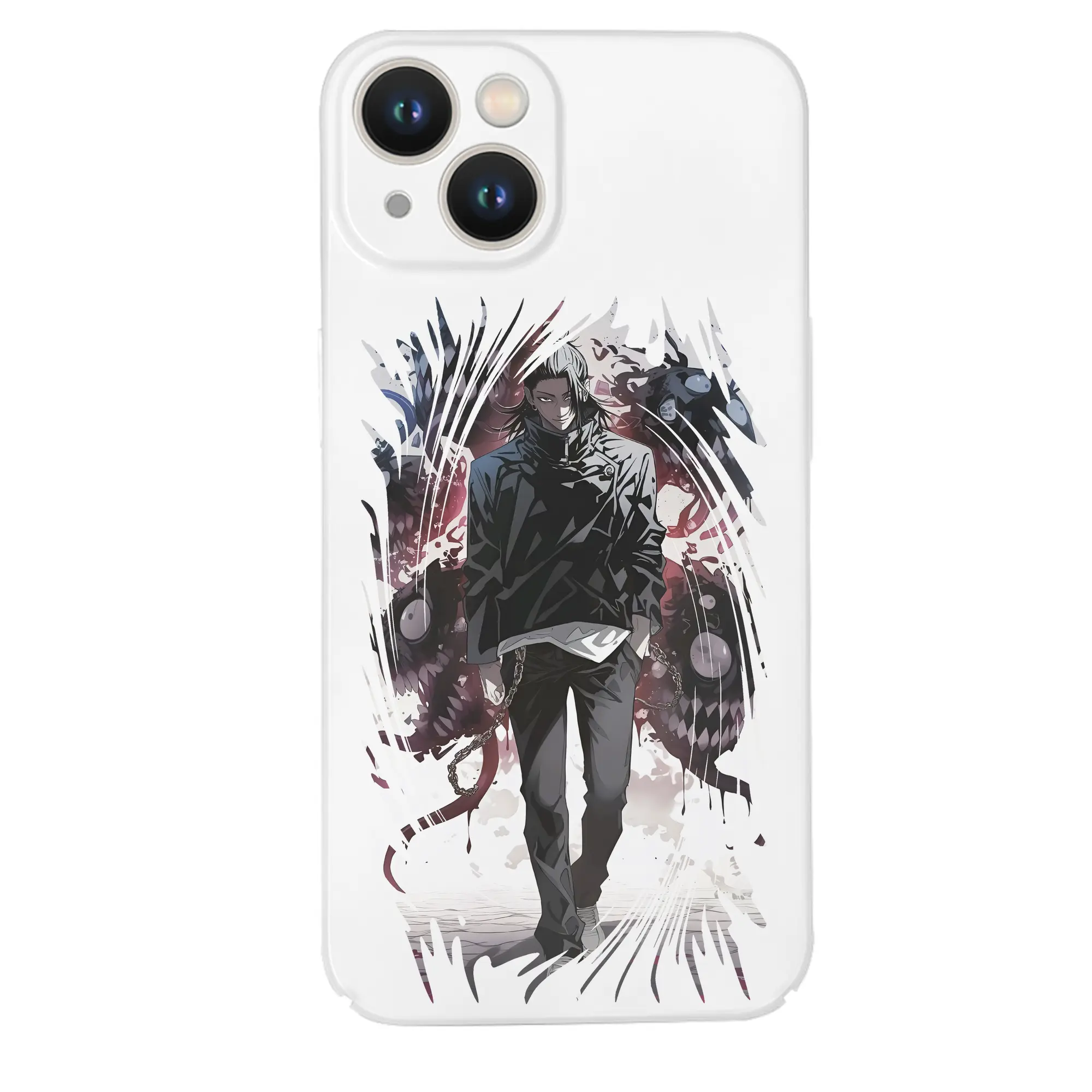 呪術廻戦 グッズ,夏油 傑 - IPhone 14シリーズ対応 ・ ハードケース ・ 衝撃吸収 ・ 360度密着 ・ カメラ保護 ・ 高品質プラスチック ・ 快適操作