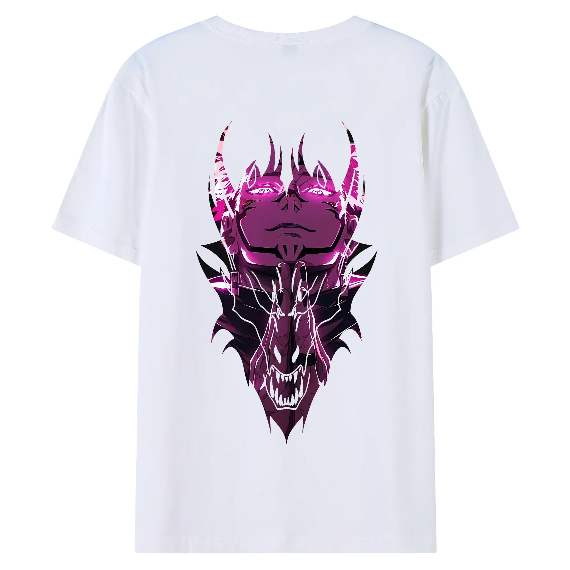 呪術廻戦 グッズ,両面宿儺 - 綿100％ 半袖Tシャツ ・ バックプリント ・ 快適 通気性 ・ 日常使い 散歩 スポーツ用