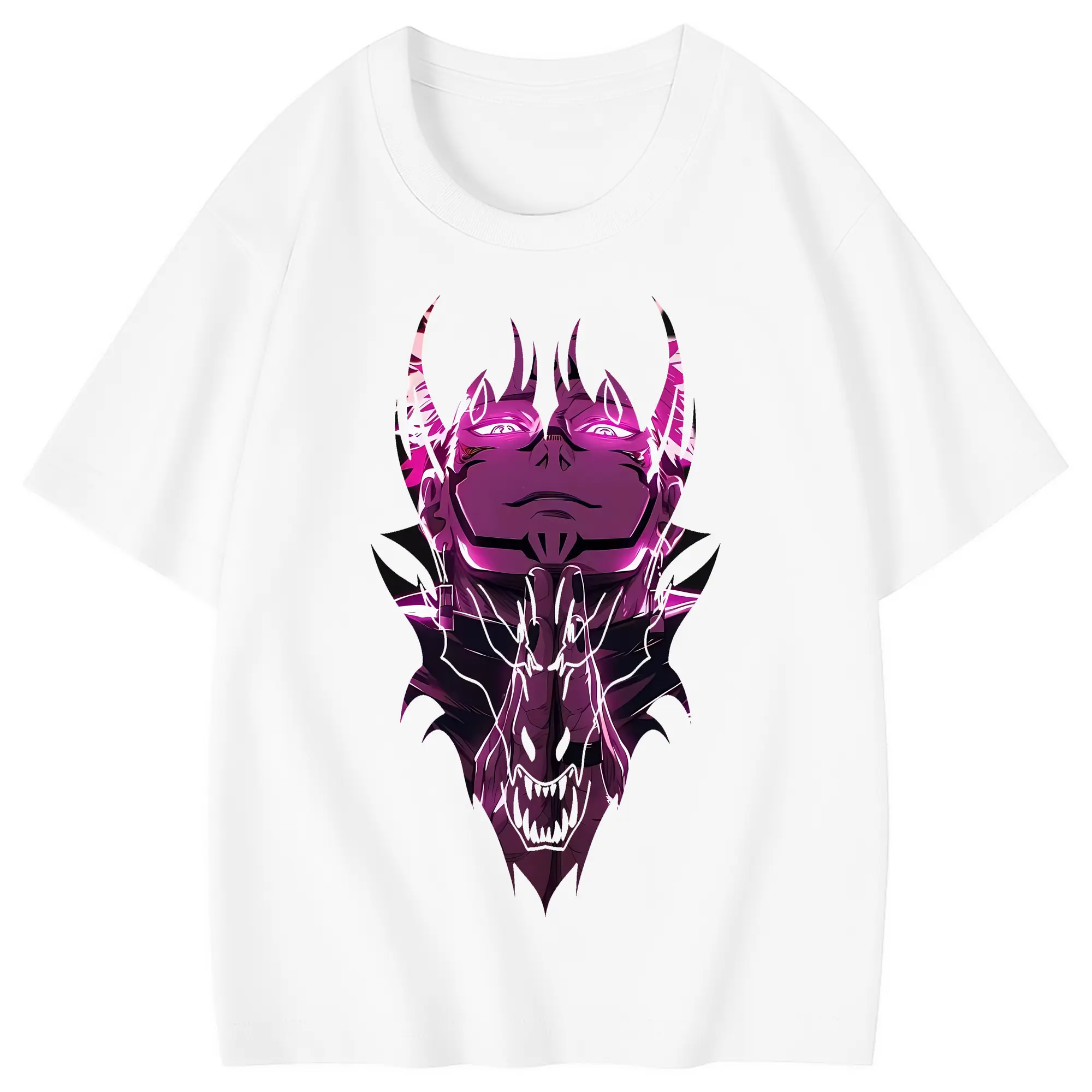 呪術廻戦 グッズ,両面宿儺 - 綿100％ キッズTシャツ ・ フロントプリント ・ 快適 通気性 ・ スポーツ カジュアル 散歩用