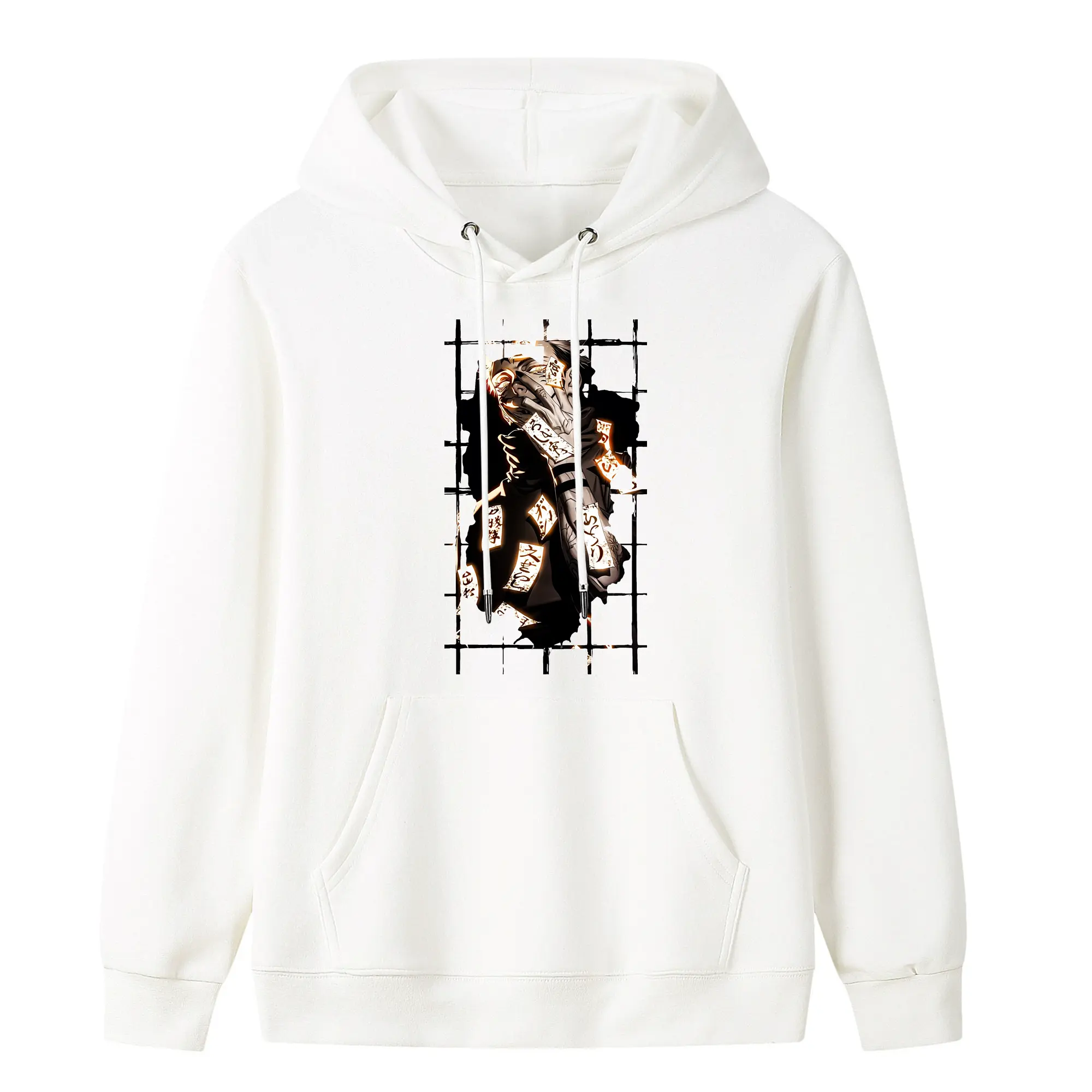 呪術廻戦 グッズ,両面宿儺 - キッズ フード付きパーカー ・ フロントプリント ・ ポリエステル100％ ・ 快適 通学 スポーツ 日常使い お散歩用