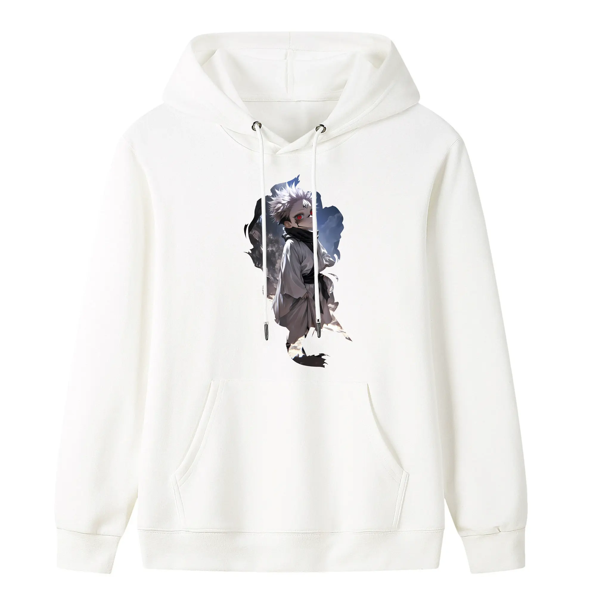 呪術廻戦 グッズ,両面宿儺 - キッズ フード付きパーカー ・ フロントプリント ・ ポリエステル100％ ・ 快適 通学 スポーツ 日常使い お散歩用