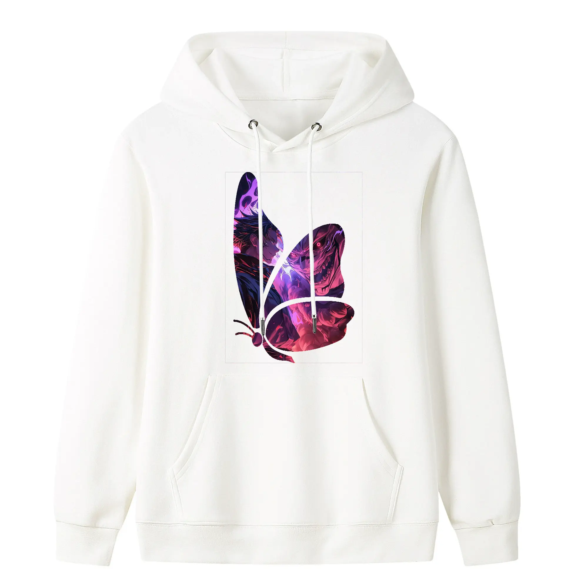 呪術廻戦 グッズ,両面宿儺 - キッズ フード付きパーカー ・ フロントプリント ・ ポリエステル100％ ・ 快適 通学 スポーツ 日常使い お散歩用