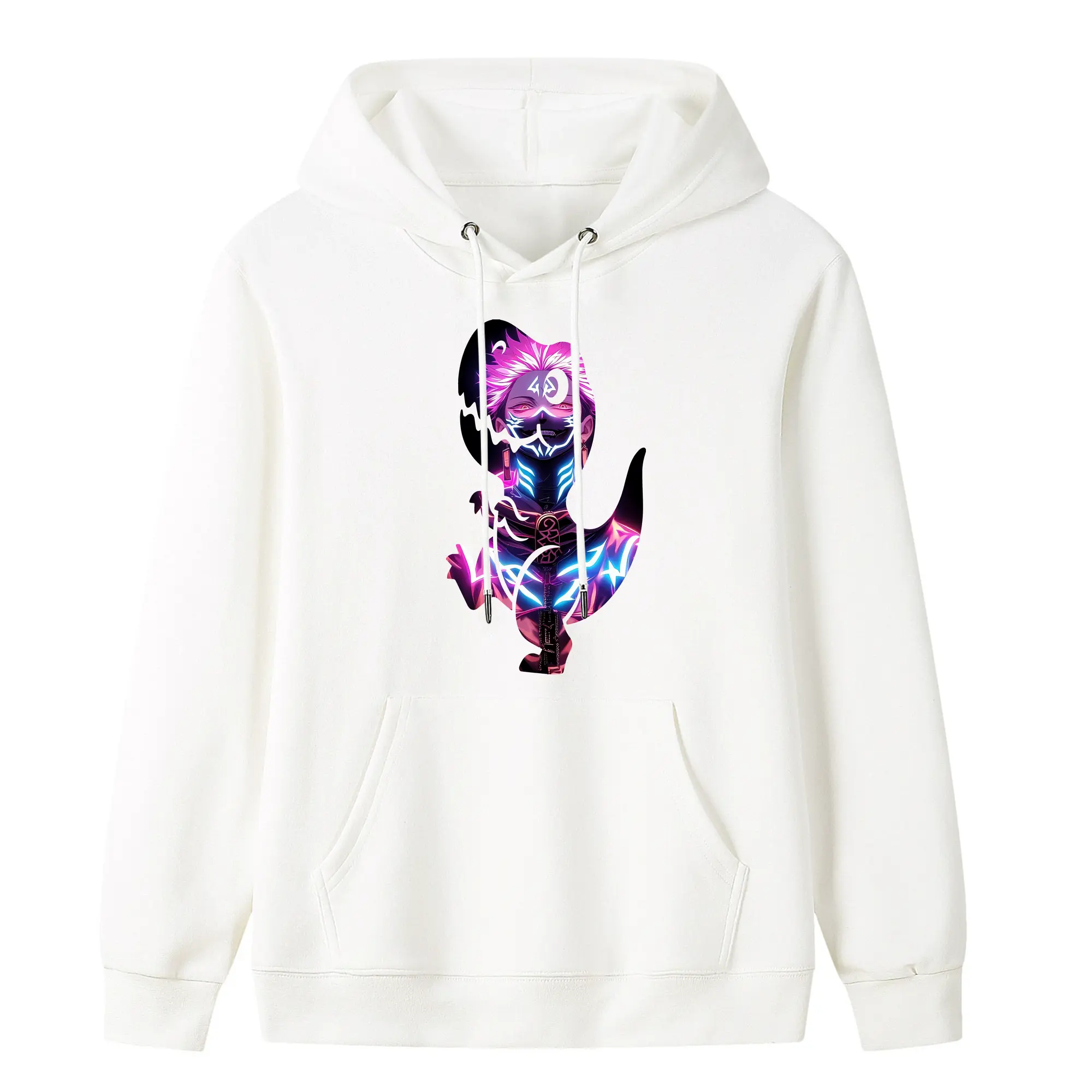 呪術廻戦 グッズ,両面宿儺 - キッズ フード付きパーカー ・ フロントプリント ・ ポリエステル100％ ・ 快適 通学 スポーツ 日常使い お散歩用