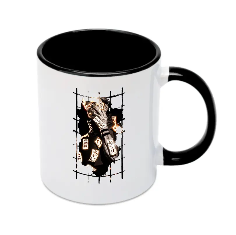 呪術廻戦 グッズ,両面宿儺 - カラフルマグカップ ・ 陶器 ・ 熱転写プリント ・ 鮮やかデザイン ・ 耐久性 高品質 ・ コーヒー お茶 ギフト用