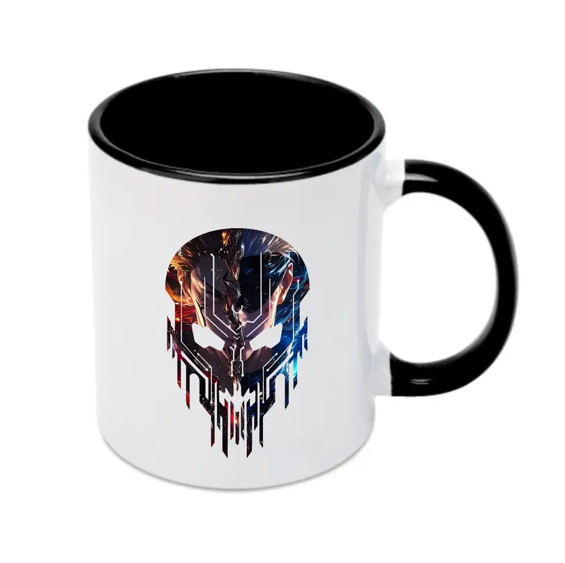 呪術廻戦 グッズ,両面宿儺 - カラフルマグカップ ・ 陶器 ・ 熱転写プリント ・ 鮮やかデザイン ・ 耐久性 高品質 ・ コーヒー お茶 ギフト用