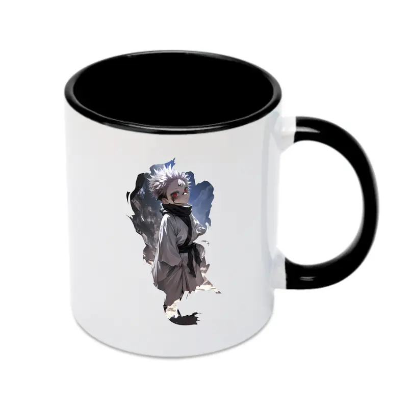 呪術廻戦 グッズ,両面宿儺 - カラフルマグカップ ・ 陶器 ・ 熱転写プリント ・ 鮮やかデザイン ・ 耐久性 高品質 ・ コーヒー お茶 ギフト用